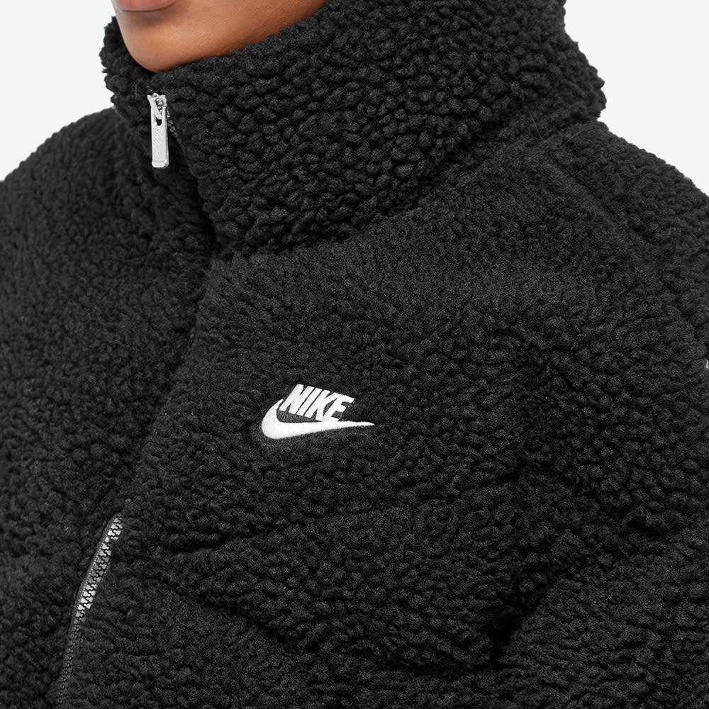 Nike City Sherpa Jacket in Black | Lyst