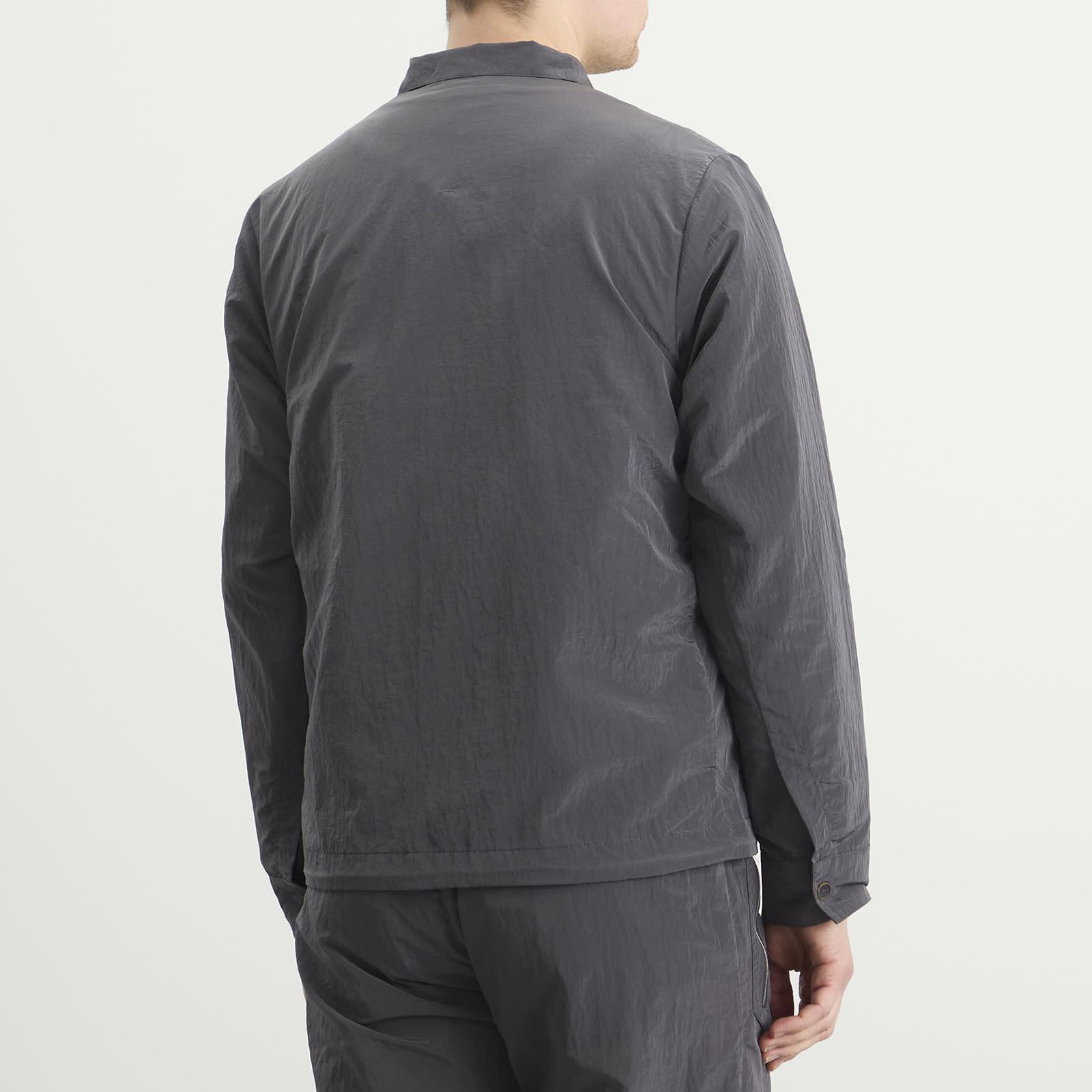 RANRA Epitome Shiny Nylon Overshirt in Gray for Men | Lyst