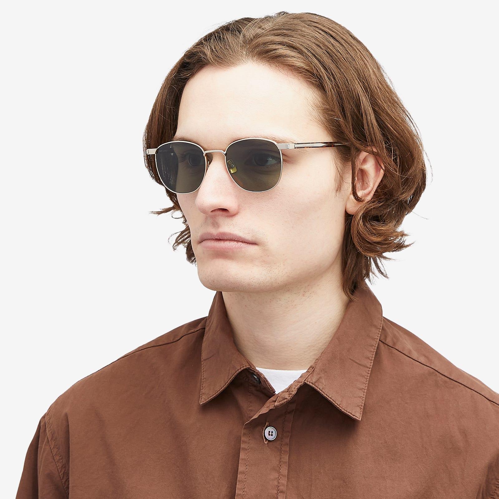Saint Laurent Saint Laurent Sl 747 Sunglasses in Metallic | Lyst