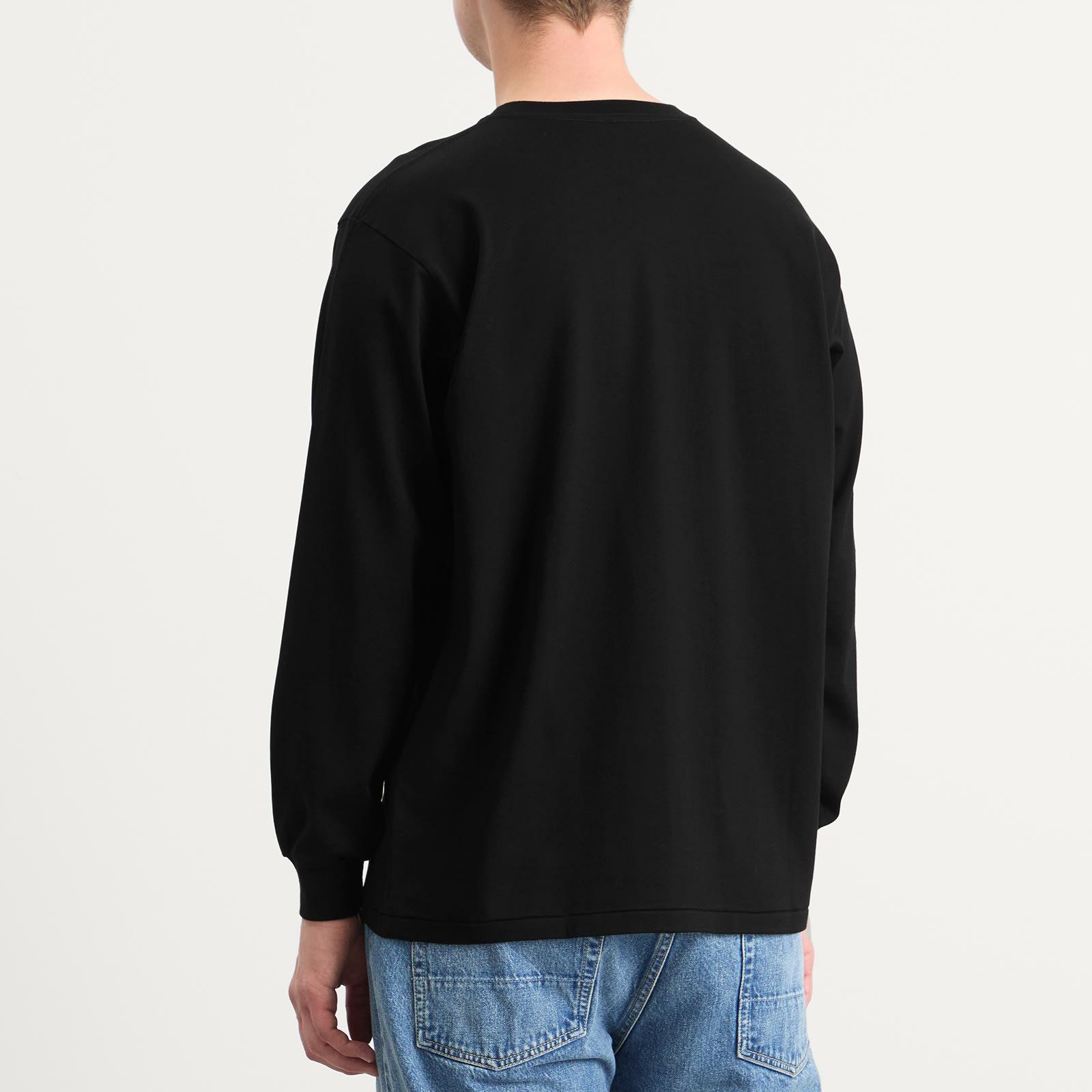 AURALEE Luster Plaiting L/S Tee in Black for Men | Lyst