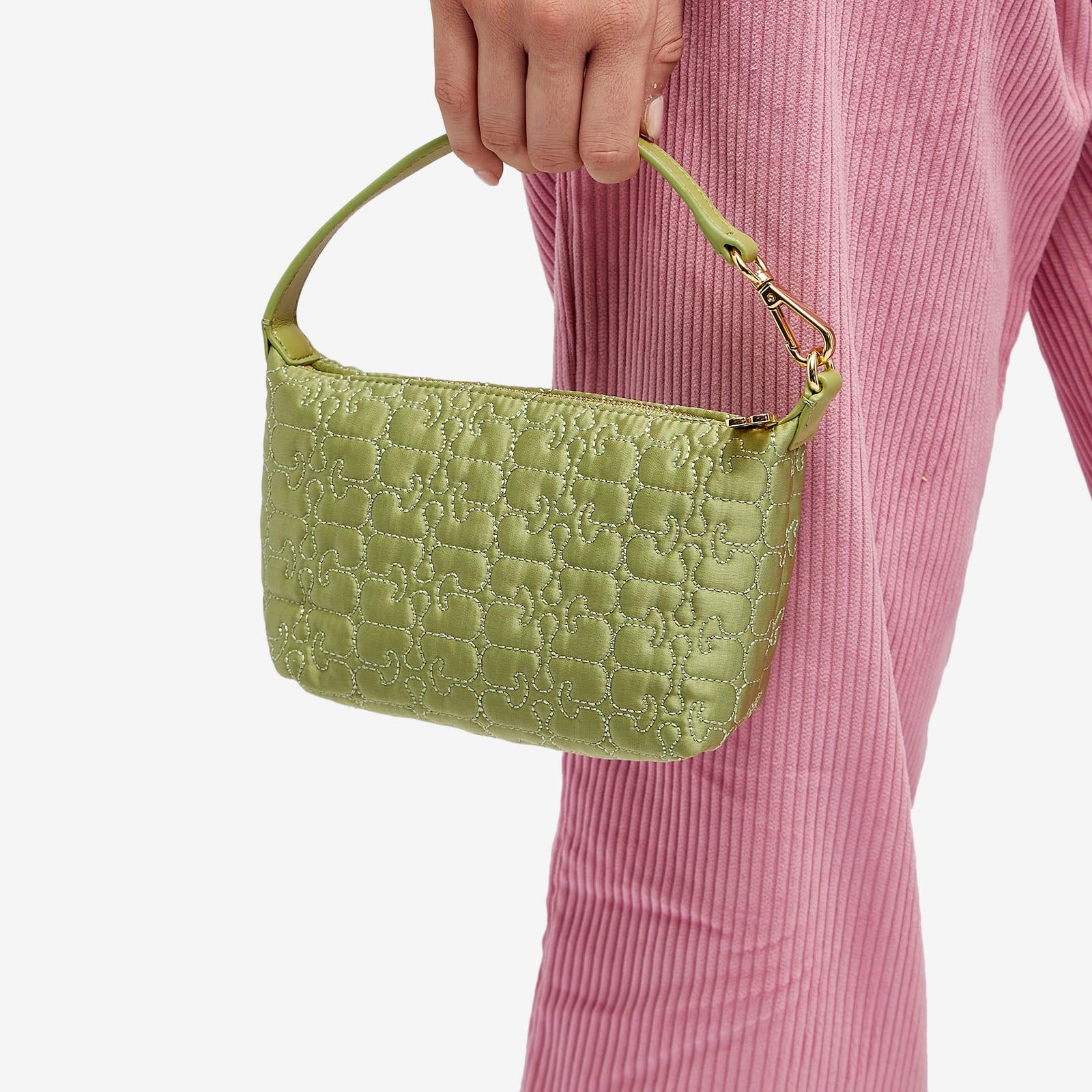 Ganni Butterfly Small Pouch in Green | Lyst
