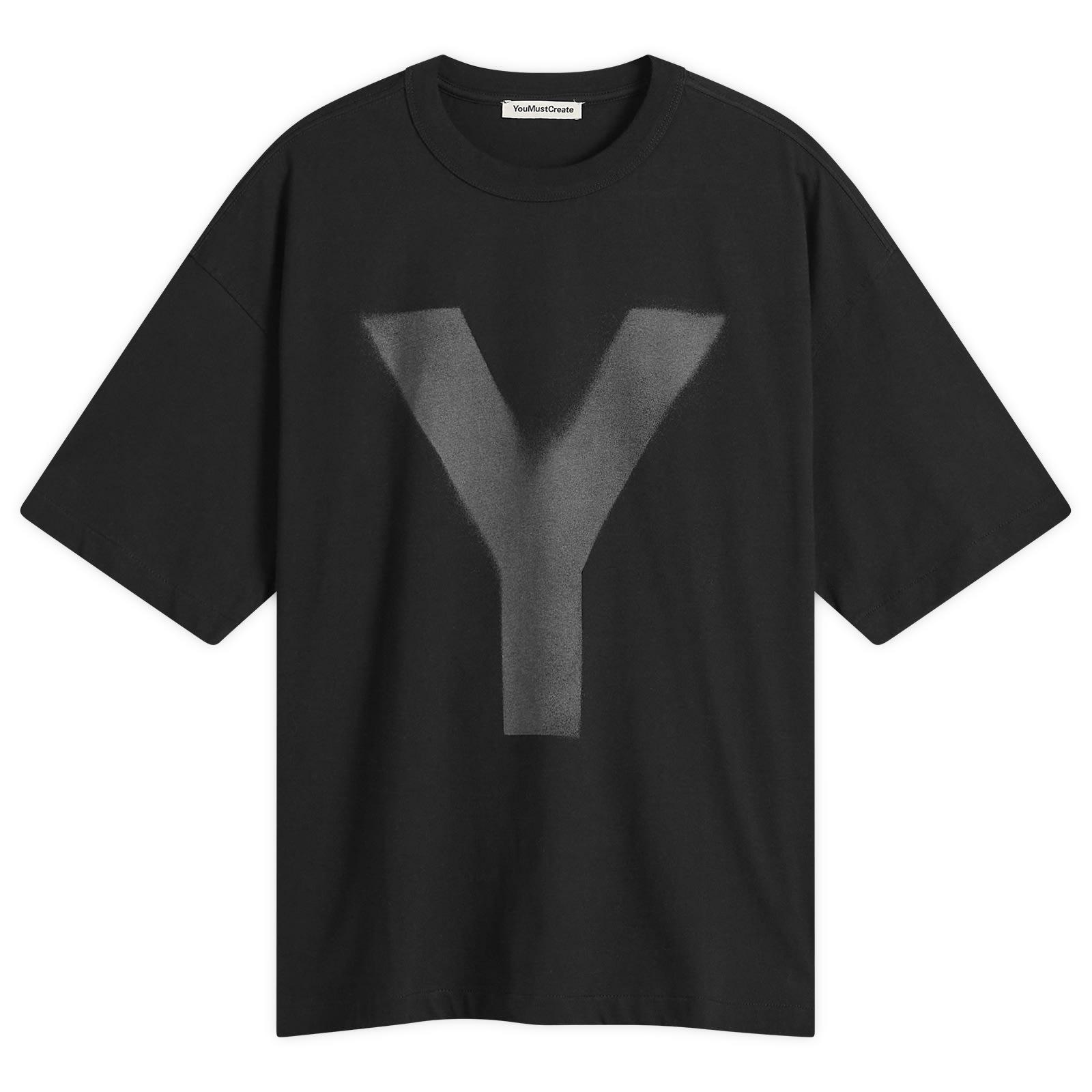 YMC Triple Y Print T-Shirt in Black for Men | Lyst Canada