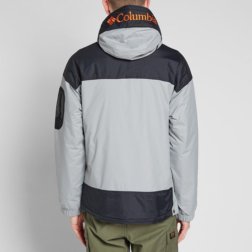 columbia grey challenger pullover jacket