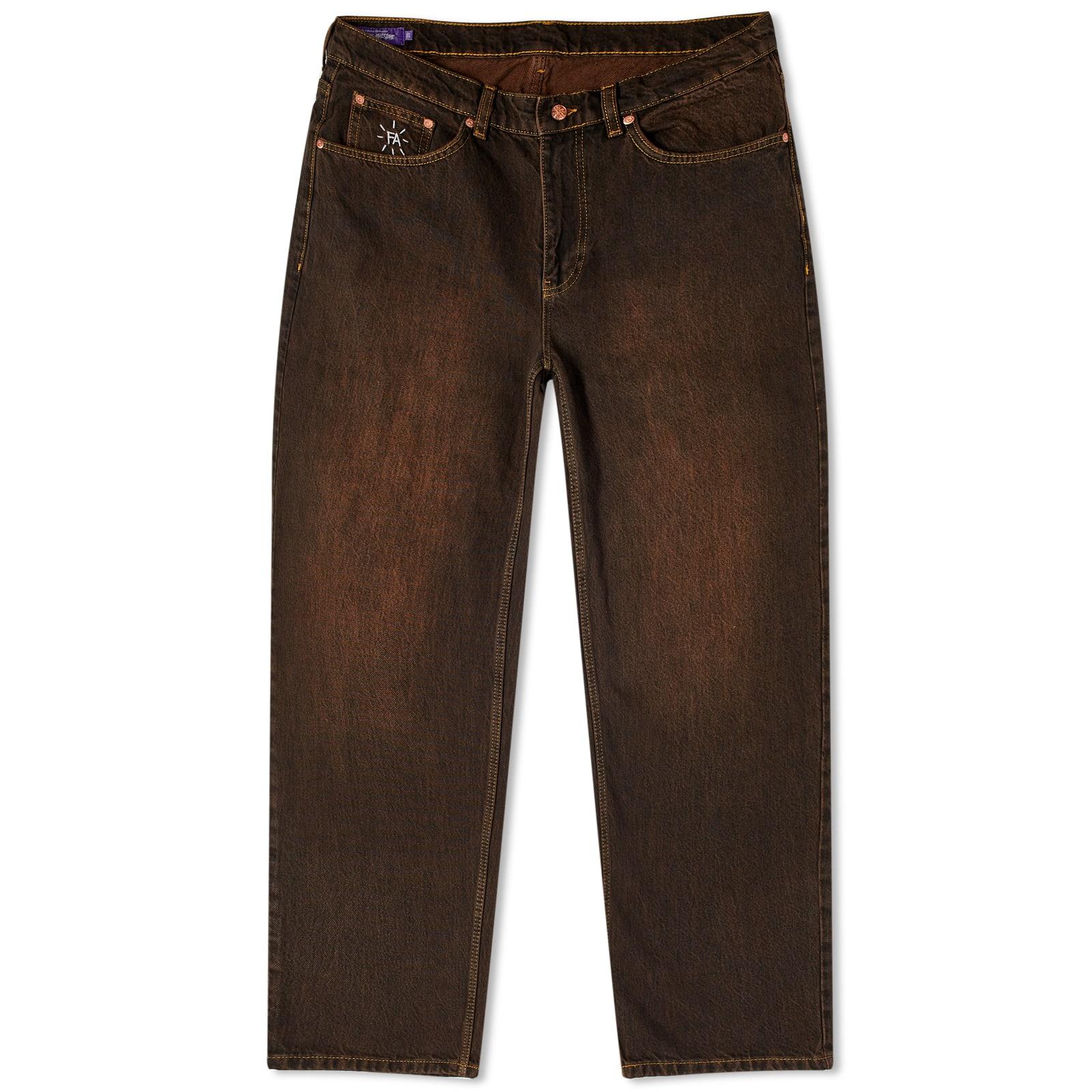 fucking awesome denim pants brown w30 - パンツ