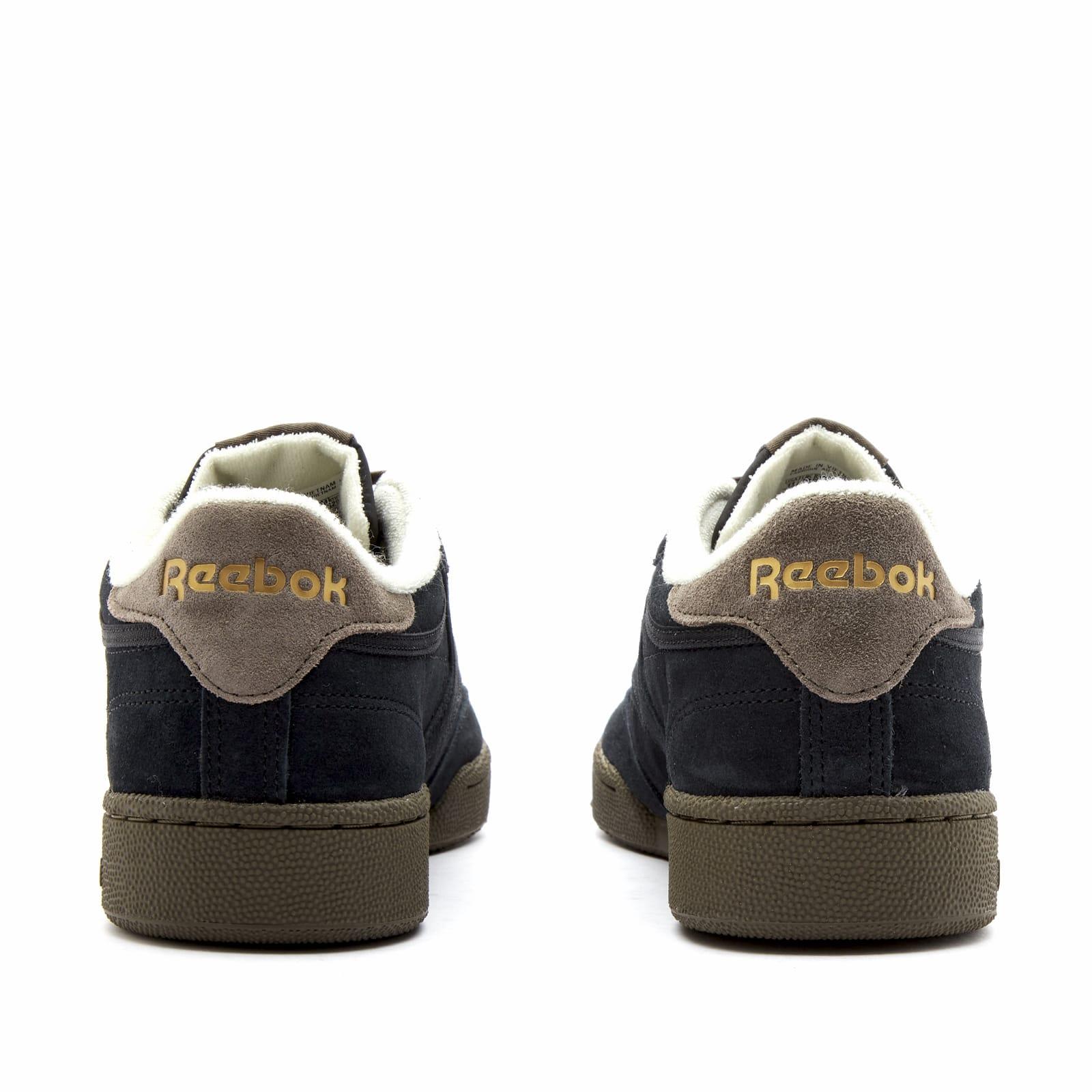 Reebok club c 85 suede best sale black