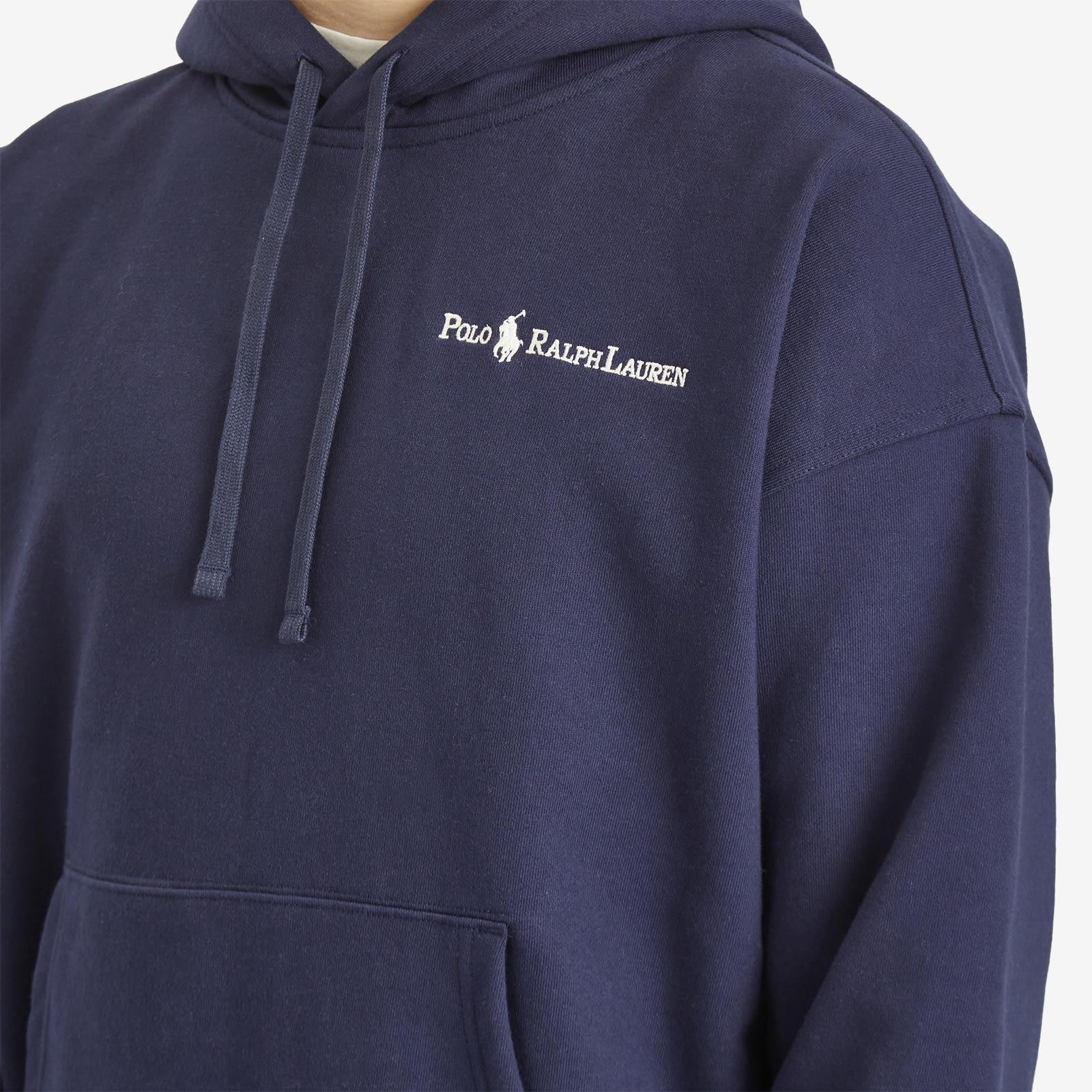 送料関税込_Polo Ralph Lauren Embroidered Chest Logo Hoodie Polo Ralph Lauren Embroidered Logo Hooded Sweatshirt | Black