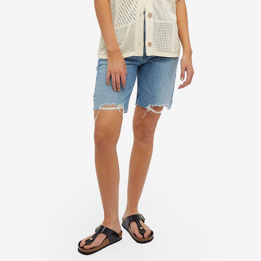 FRAME Cotton High Rise Bermuda Short in 
