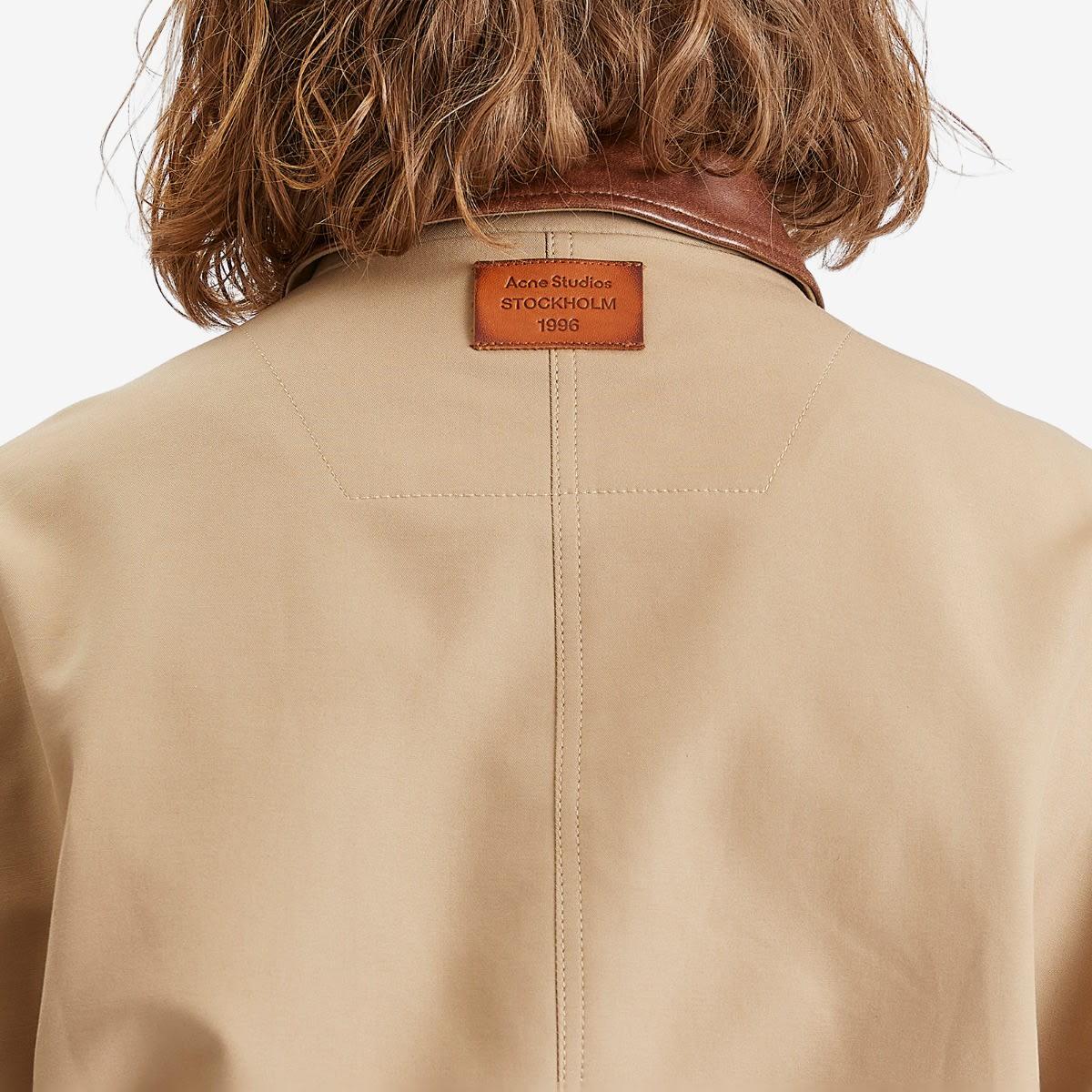 【関税込・国内発送】Acne Studios Twill Jacket A90682-DGY Acne Studios - Twill jacket - Mud beige