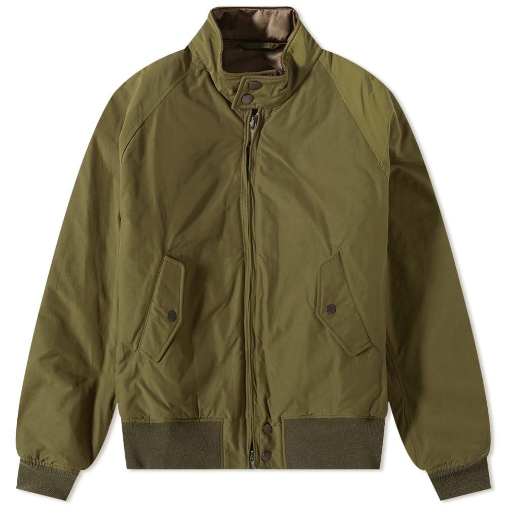 Baracuta X Engineered Garments G9 Ma1 Harrington Jacket in Green