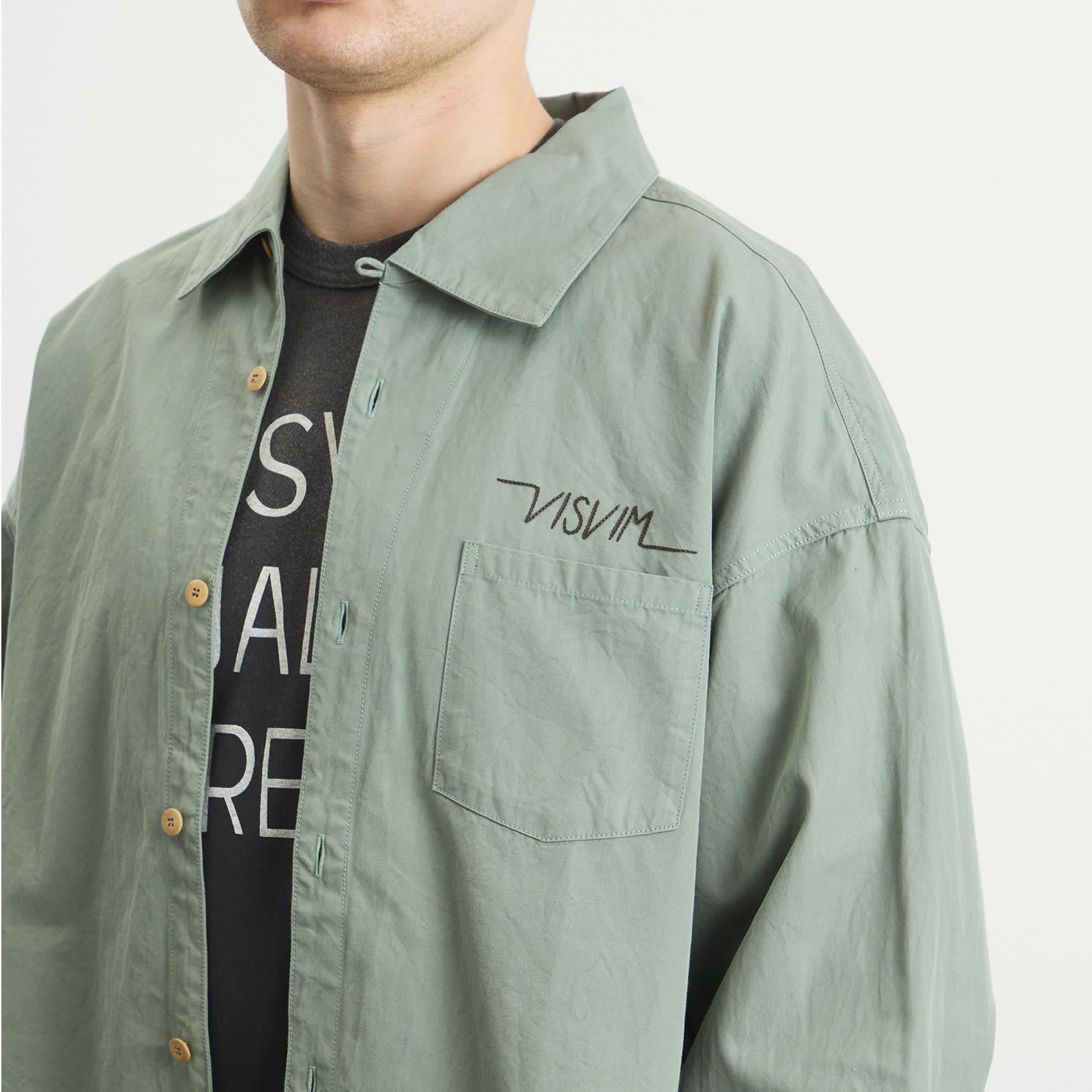 Visvim Palmer Shirt in Green for Men | Lyst
