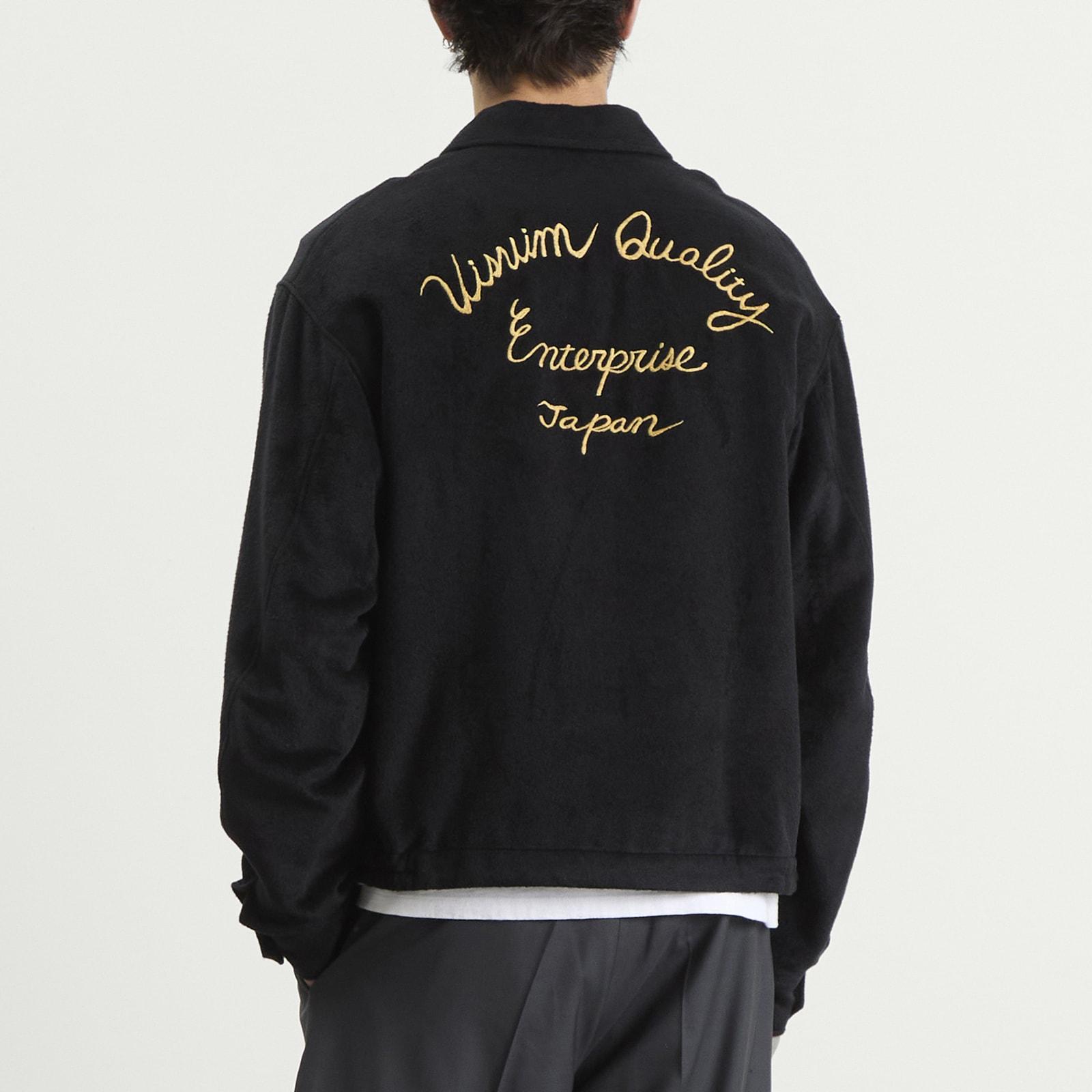Visvim Norad Brushed Silk Jacket in Black for Men | Lyst UK