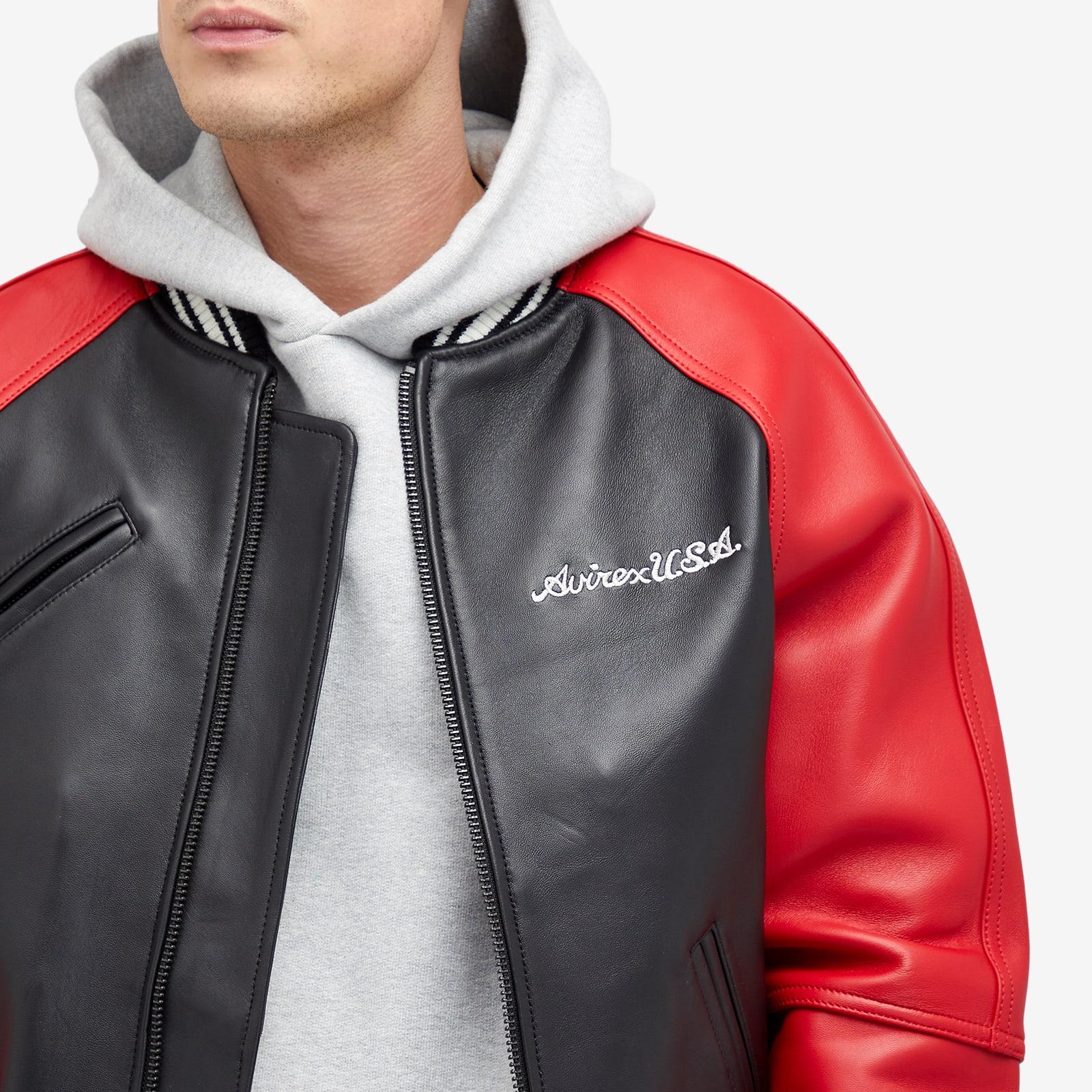 Avirex Track 'N' Field Jacket in Black for Men | Lyst UK