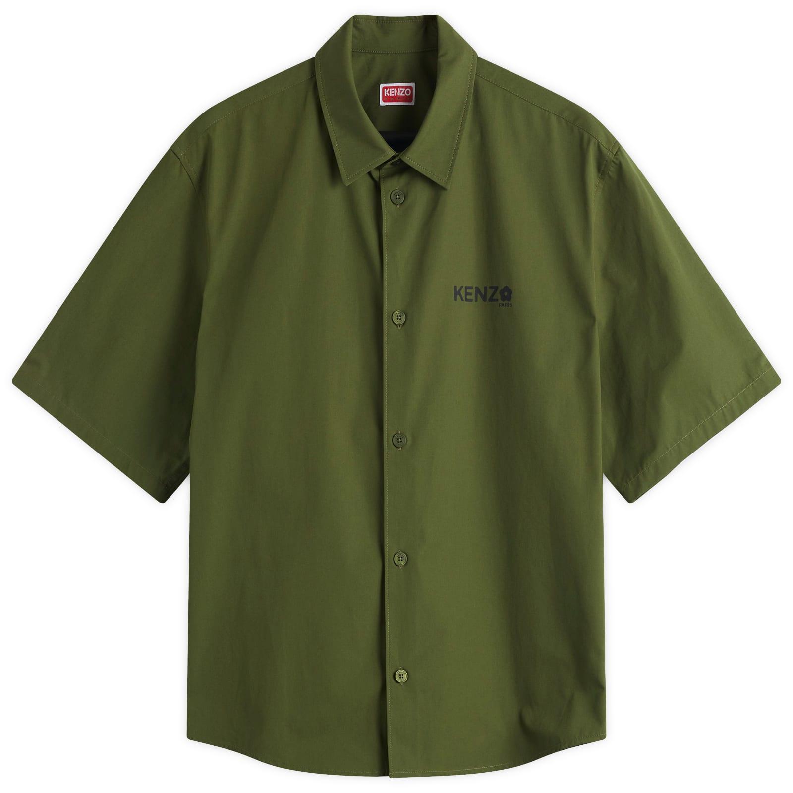 【KENZO】Boke 2.0 Classic Short Sleeve T-Shirt/全国送料込み Kenzo Men's Boke Flower 2.0 Poplin Short-Sleeve Shirt