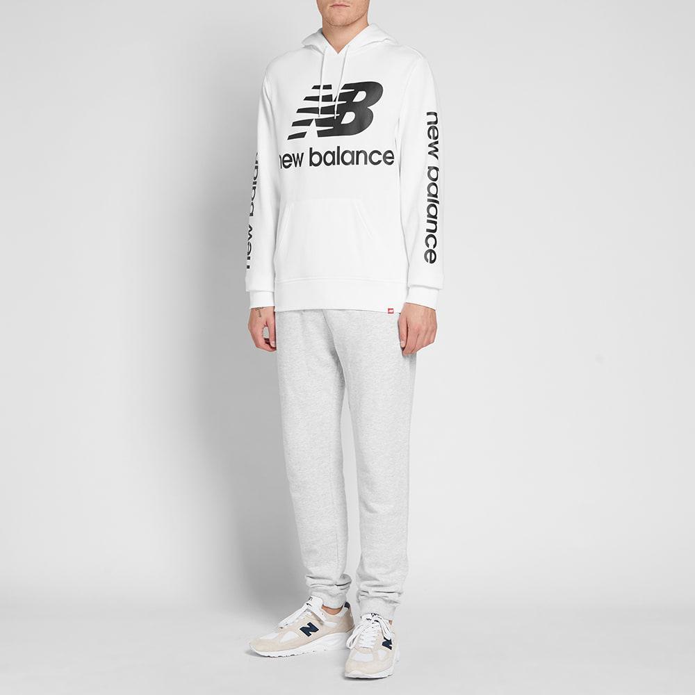 essentials nb logo hoodie