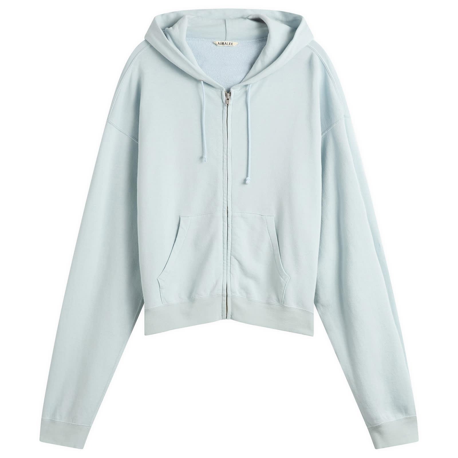 AURALEE High Twist Zip Hoodie in Blue for Men | Lyst UK
