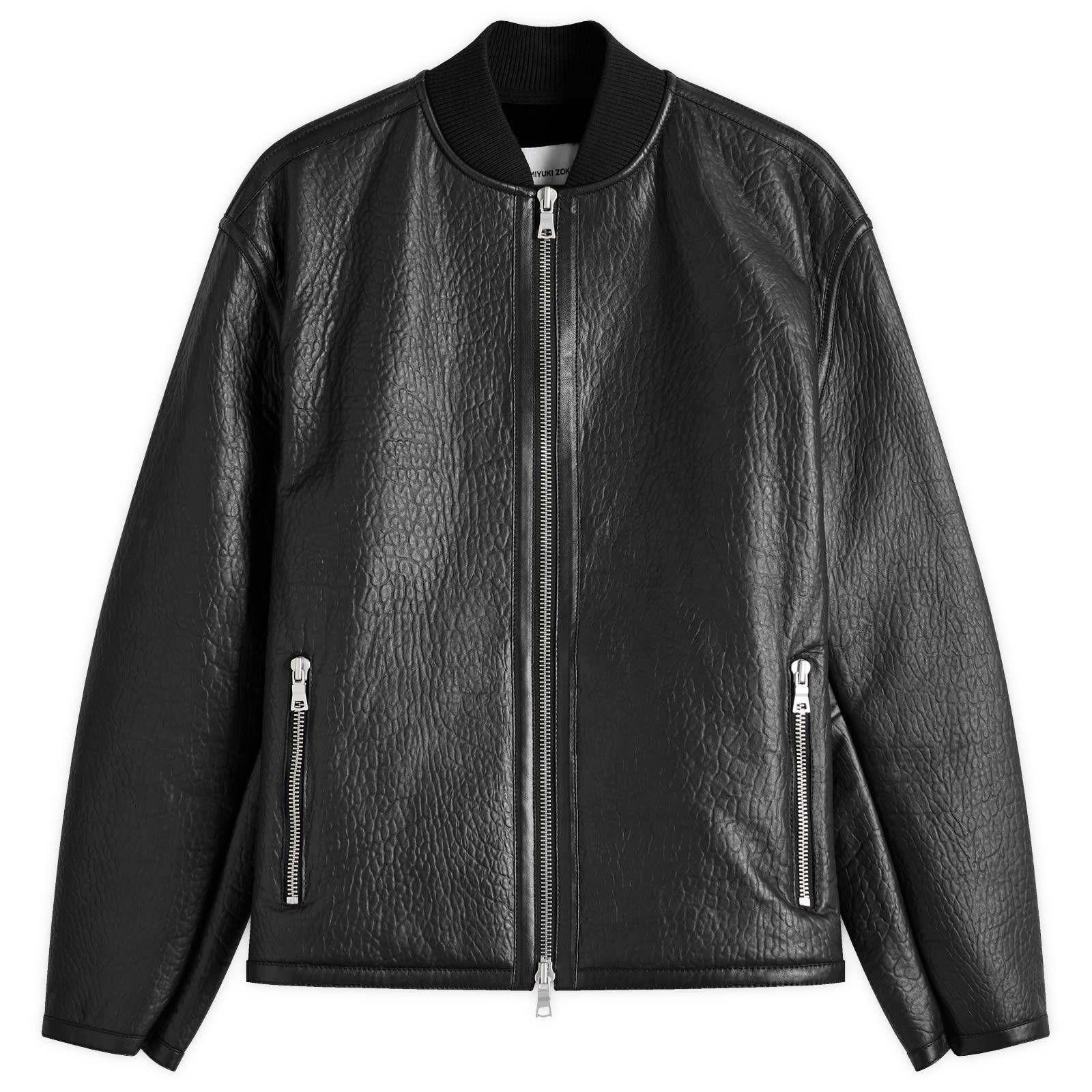 MKI Miyuki-Zoku Shearling Bomber Jacket in Black for Men | Lyst