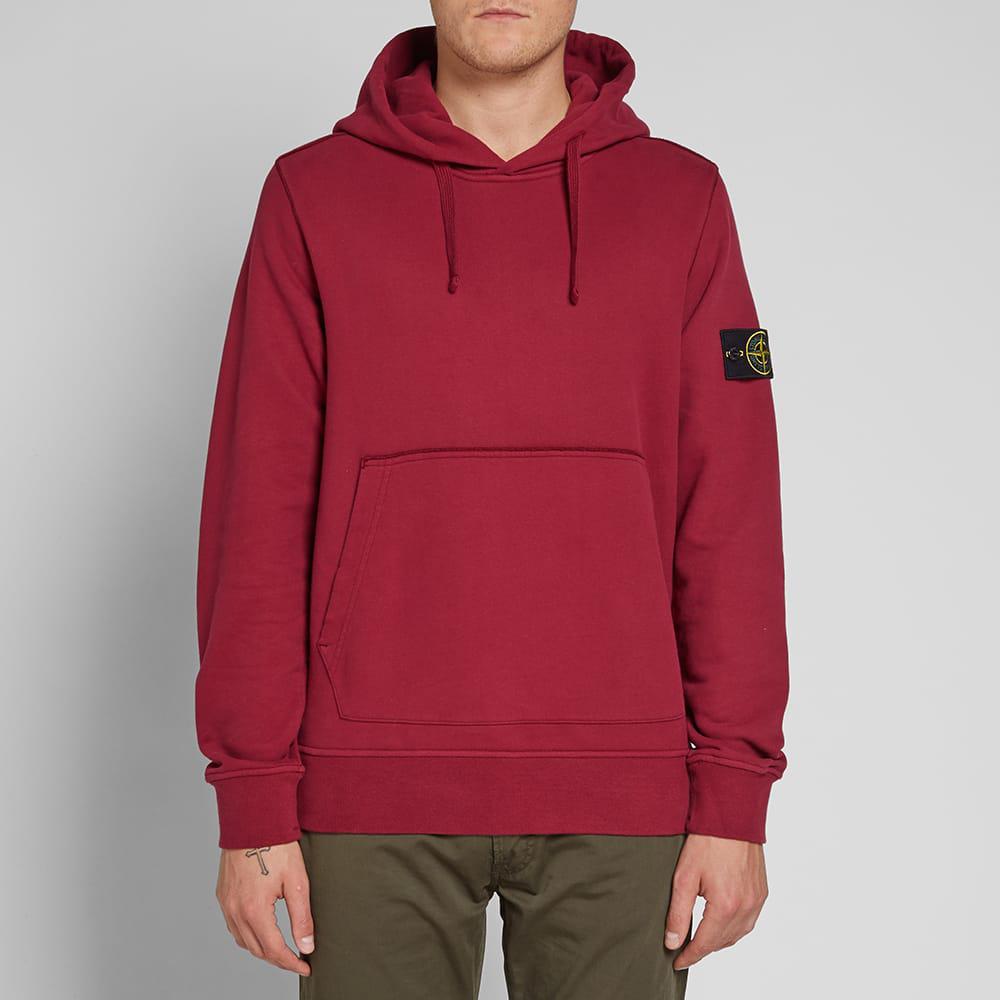 stone island quarter zip popover hooded smock CEGICAP