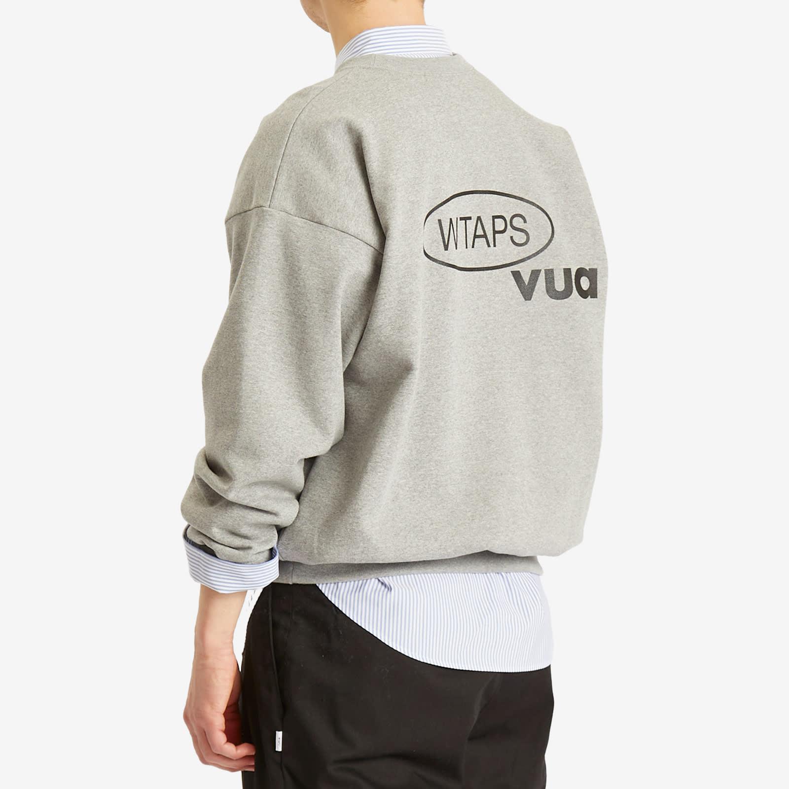 WTAPS PRTC / Sweater / Cotton Ash Gray