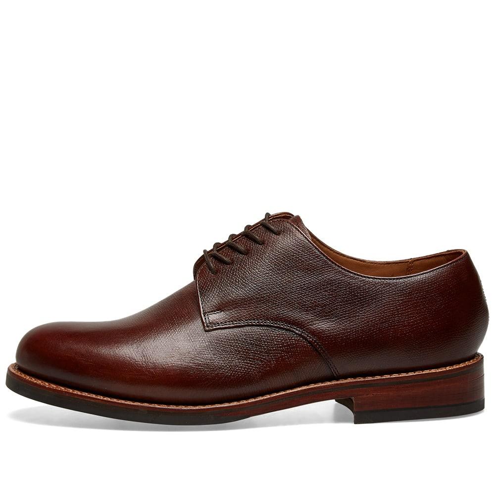 Grenson Leather Curt Dainite Sole Derby Shoe in Brown for