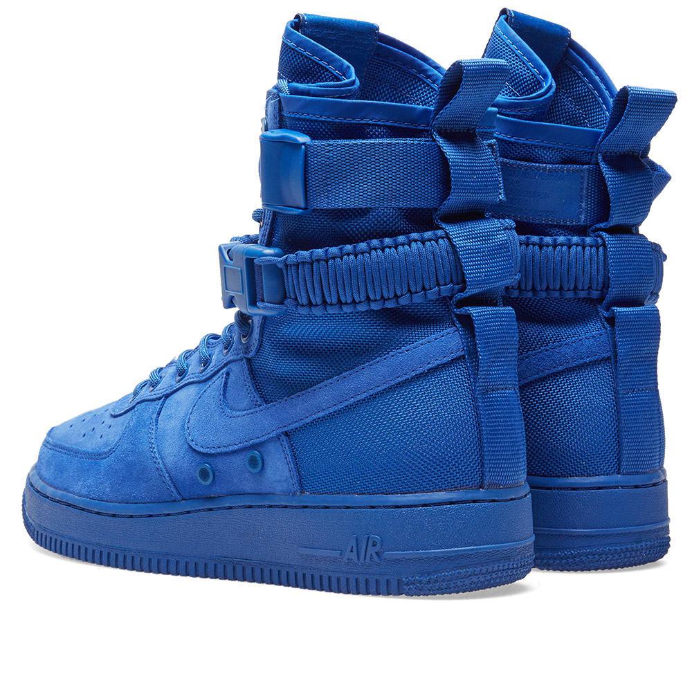 nike sf air force 1 high blue