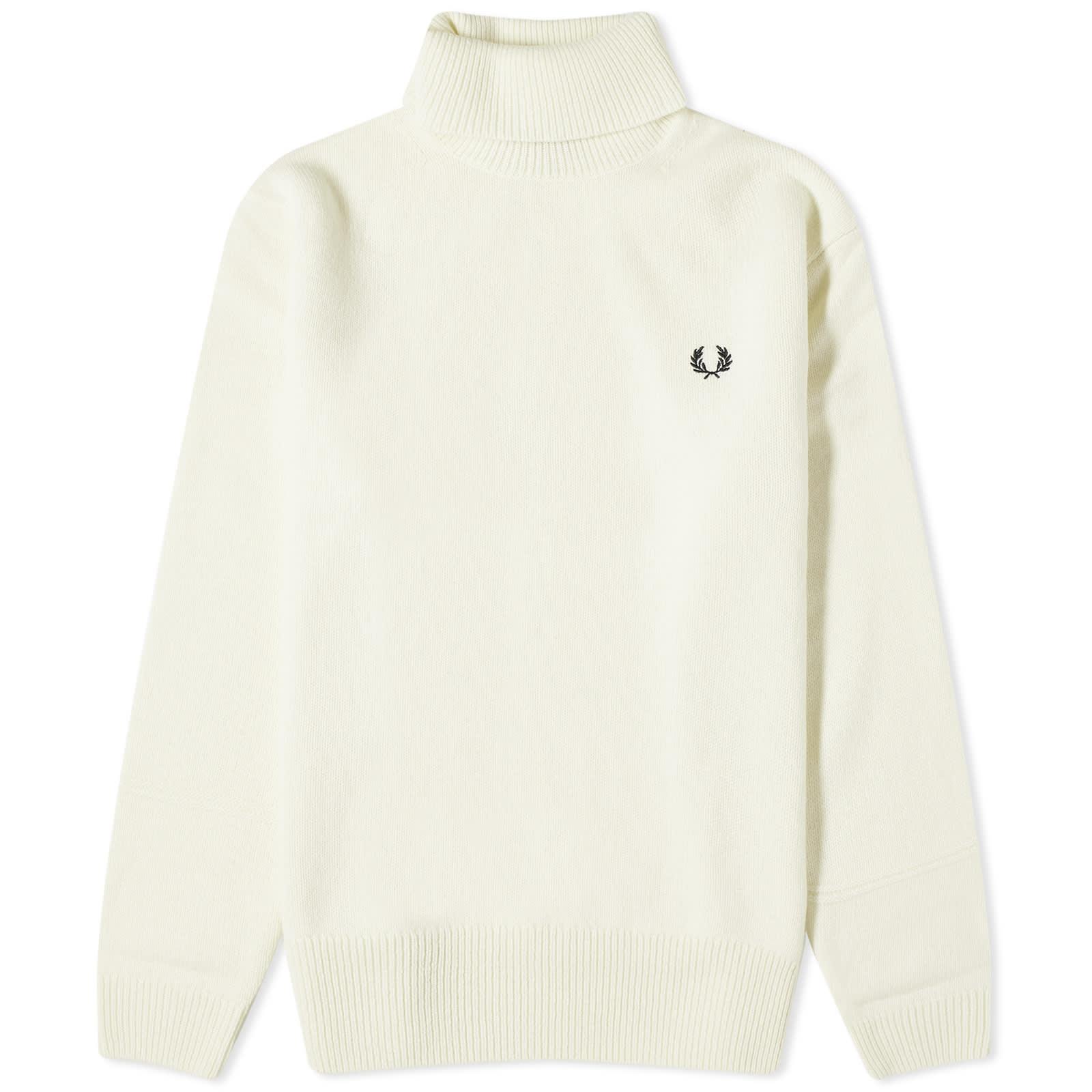 White fred perry clearance jumper