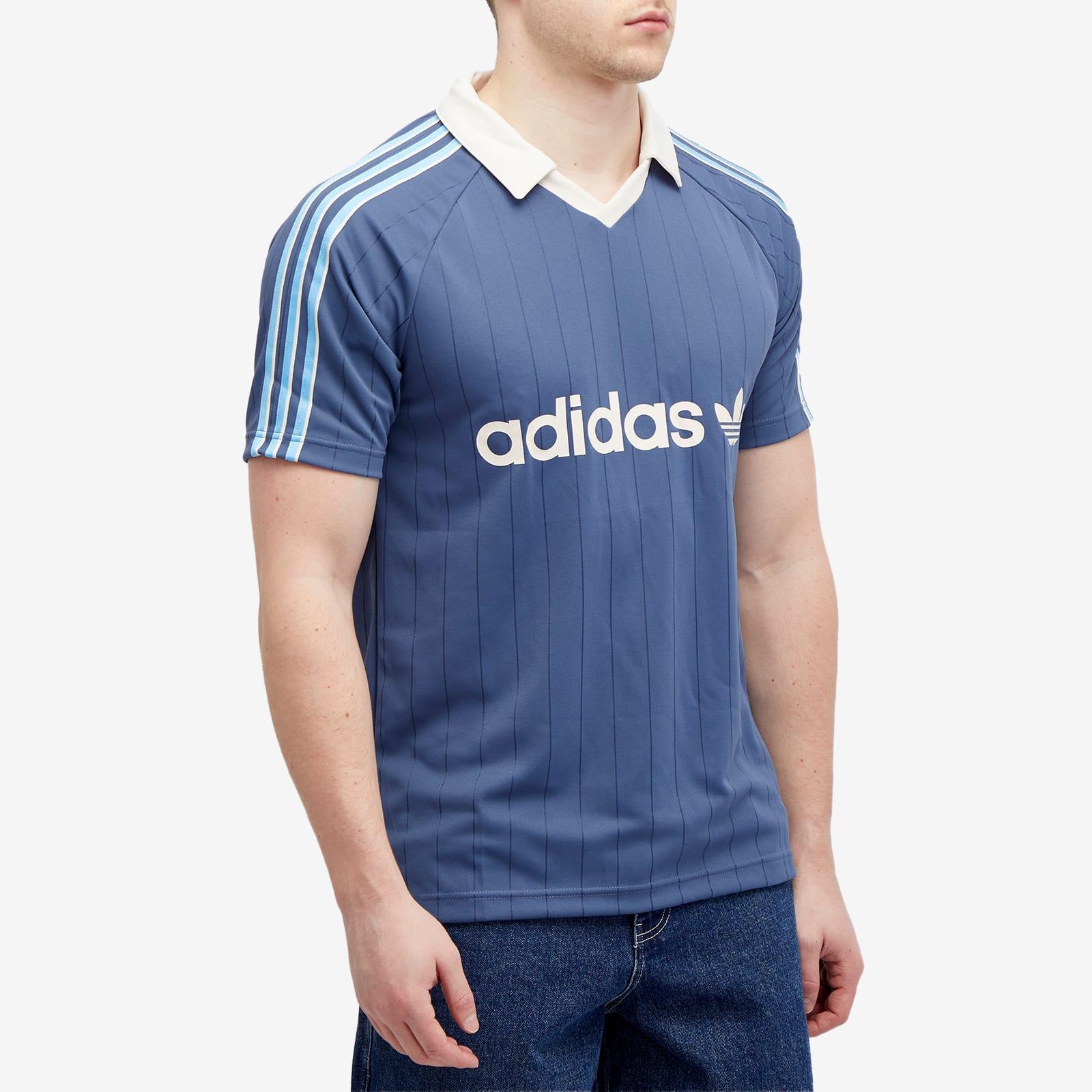 adidas Originals Stripe Jersey in Blue for Men | Lyst