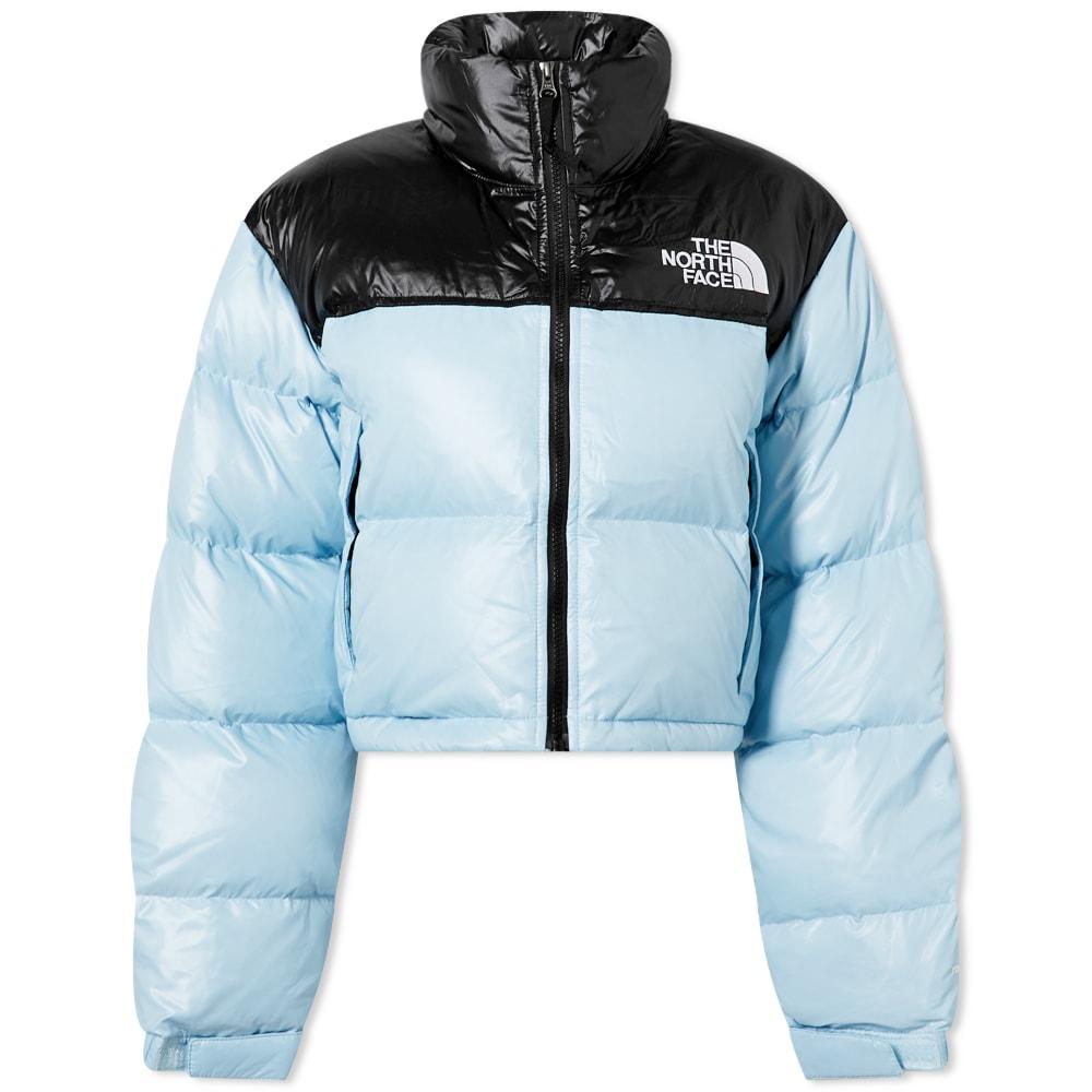 The North Face Nuptse Short Jacket in Blue | Lyst