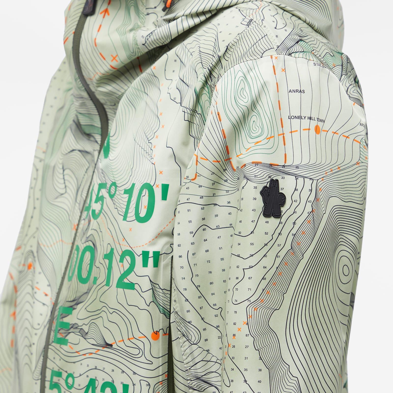 3 MONCLER GRENOBLE Granged Nylon Jacket in Green for Men | Lyst