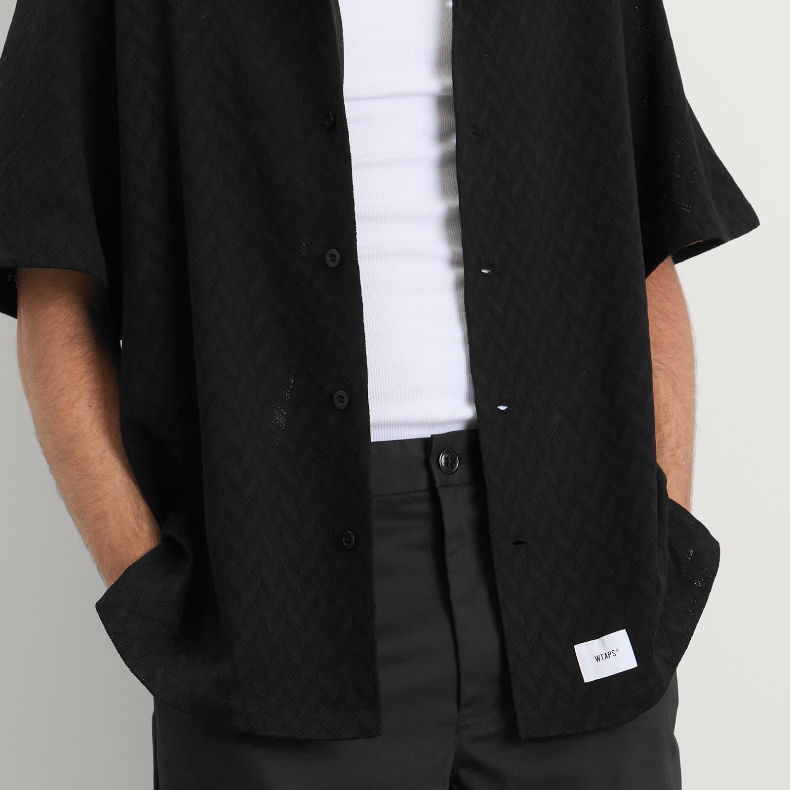 WTAPS Herringbone Textile Vacation Shirt in Black for Men | Lyst UK
