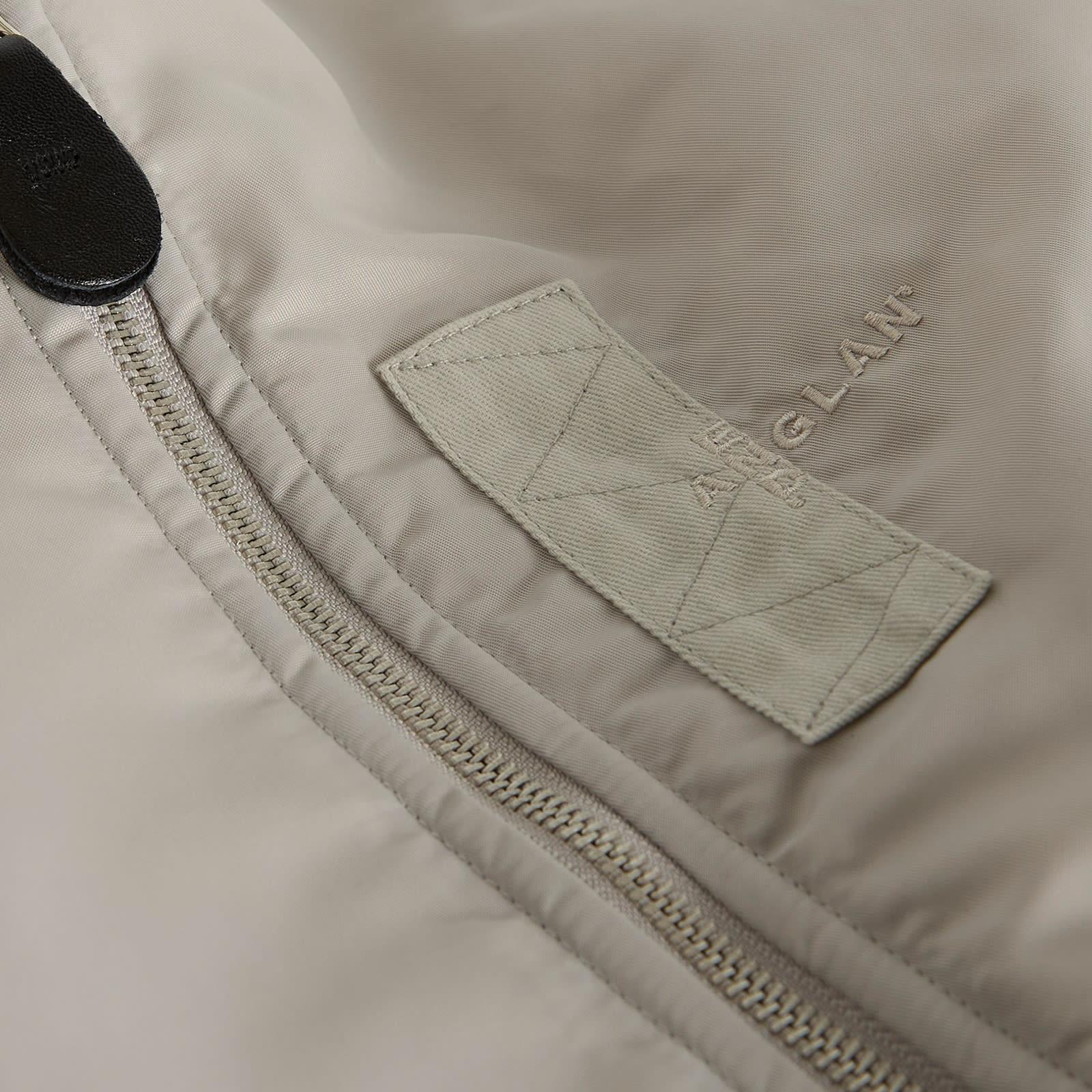 【ANGLAN x END.】Parachute Ruched Bomber Jacket ANGLAN x END.] Parachute Ruched Bomber Jacket - Silver - ANGLAN