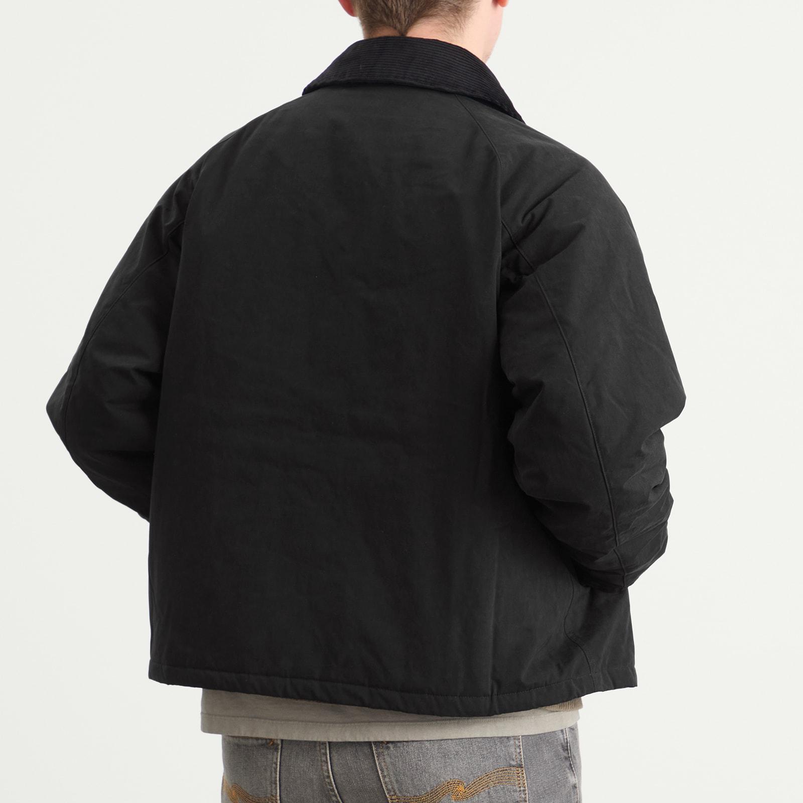 Barbour Padded Transport Jacket in Black for Men | Lyst UK