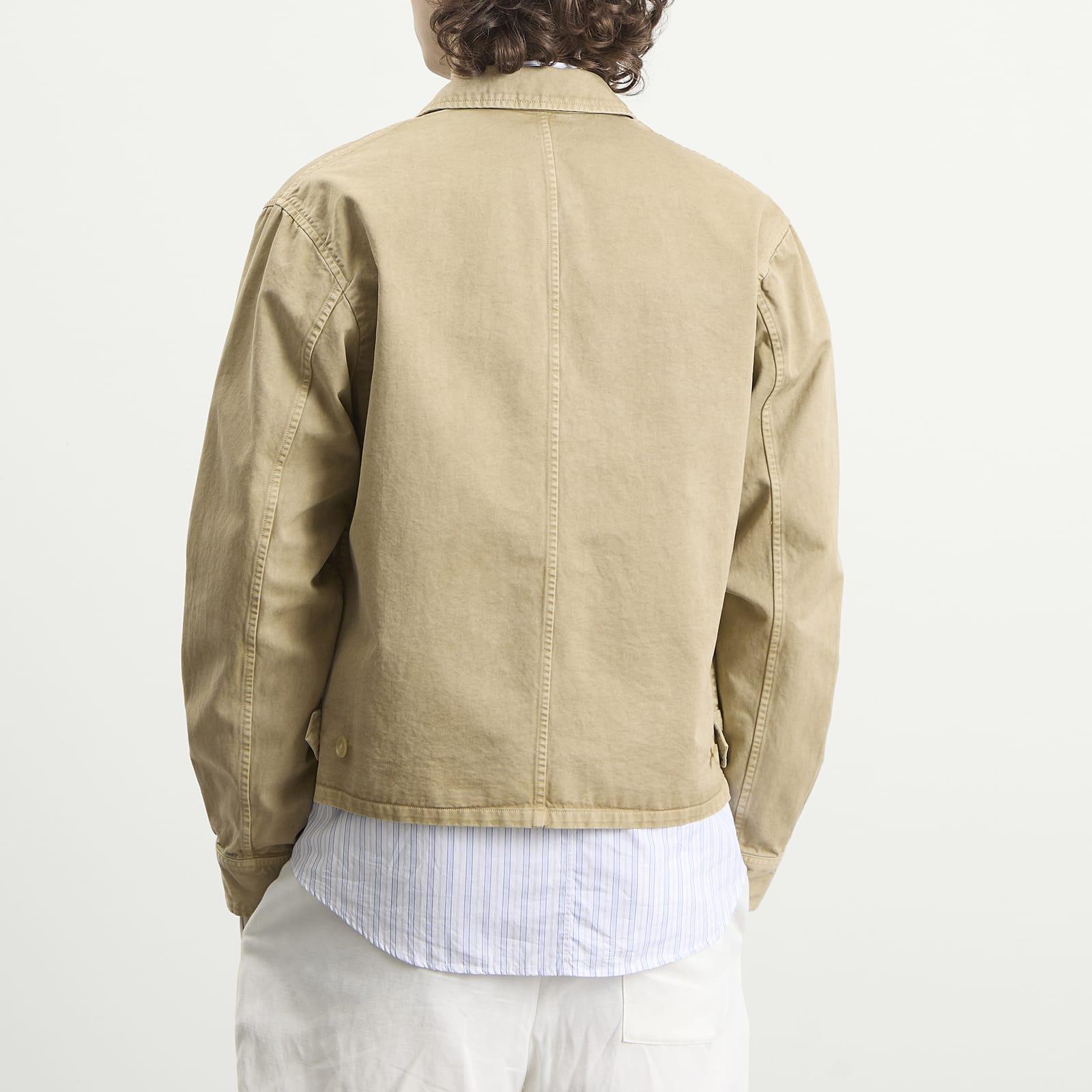 AURALEE Garment-Dyed Finx Light Chino Blouson in Natural for Men