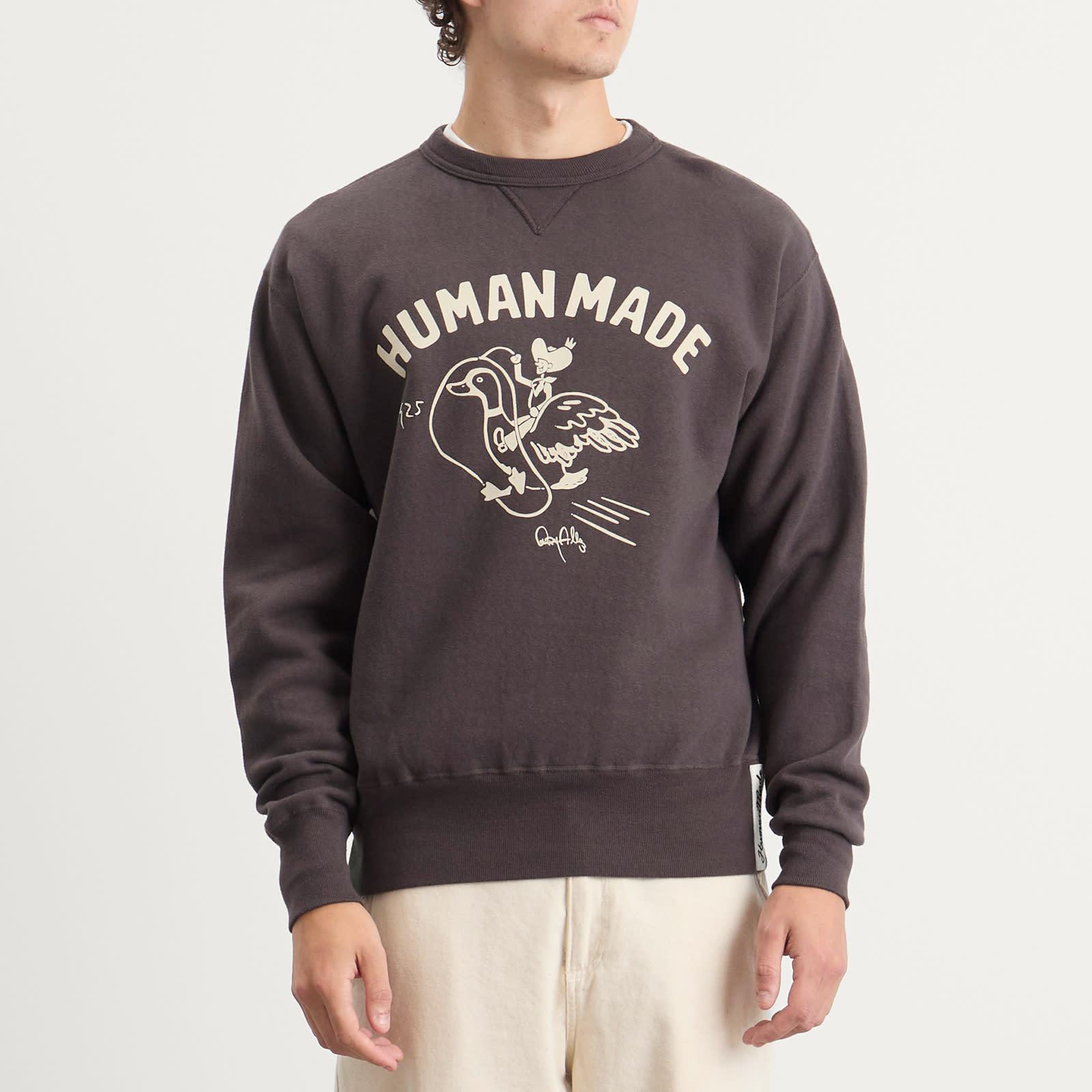 Human Made Lasso Duck Tsuriami Sweatshirt in Brown for Men | Lyst UK