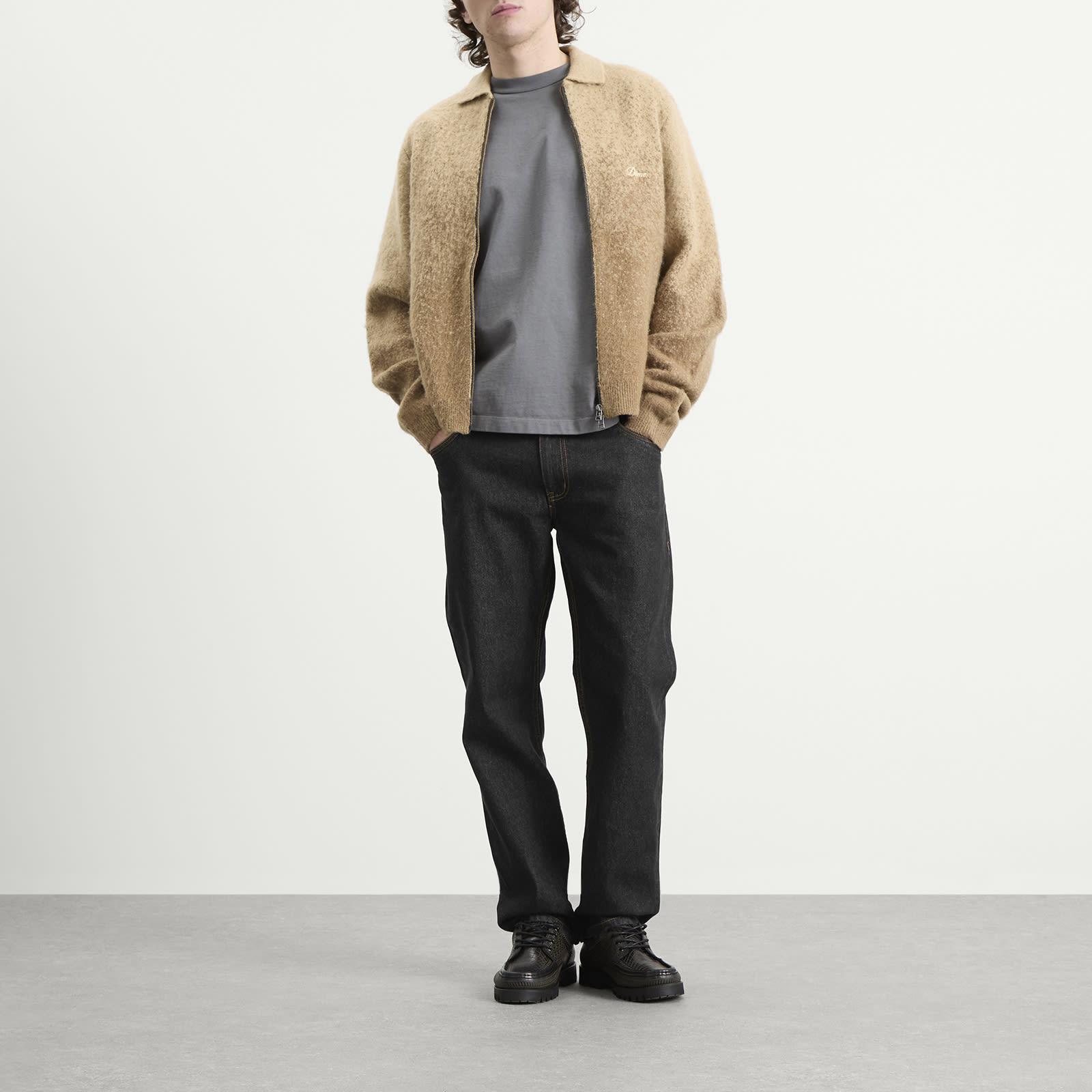 Dime Mohair Double Zip Knit in Natural | Lyst