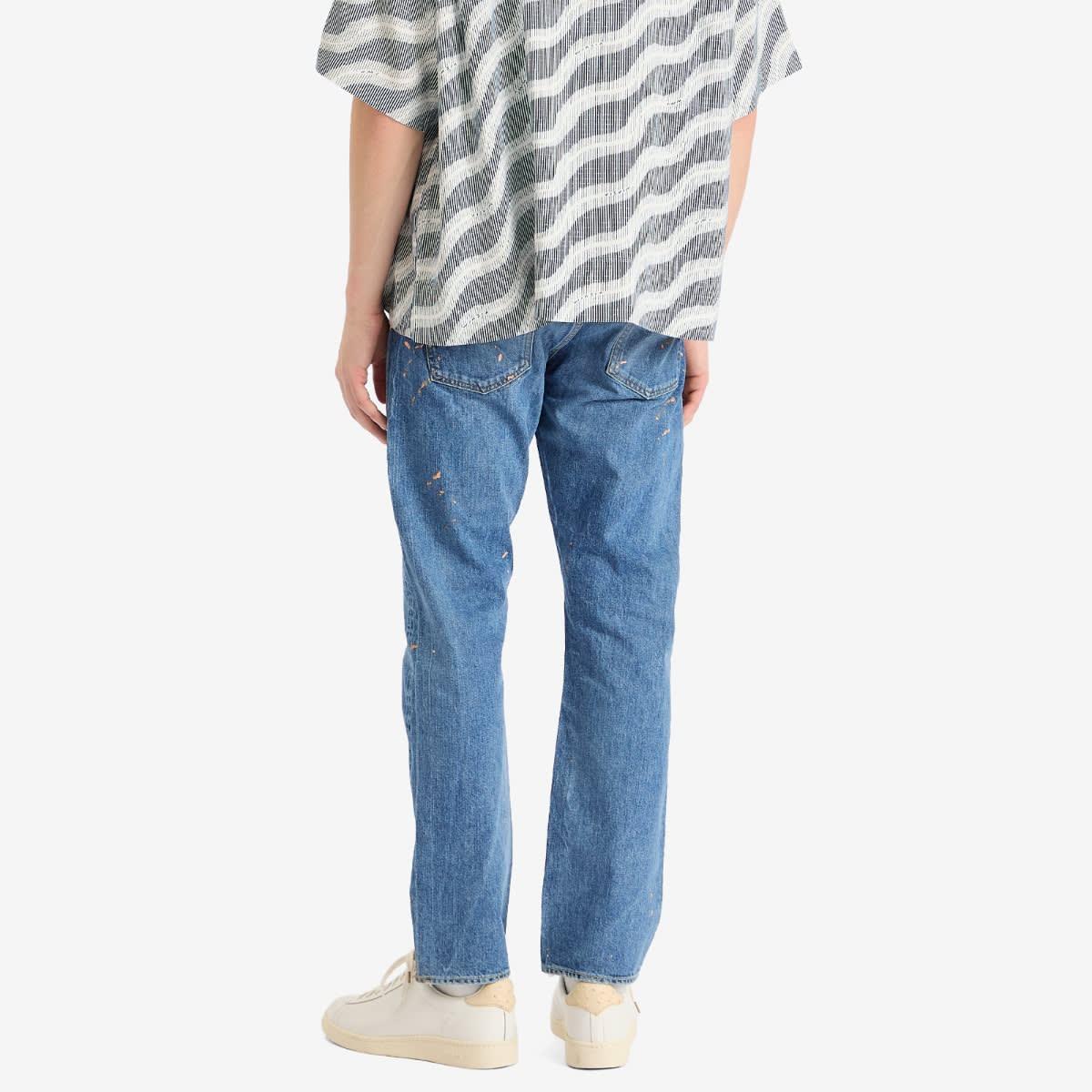 Visvim Social Sculpture 11 13 Oz Straight Leg Dry 26 Jeans in Blue