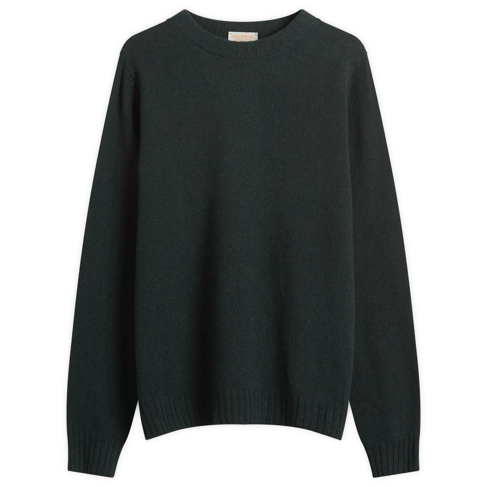 John Smedley Norfolk Cashmere Crew Neck Jumper in Black for Men | Lyst