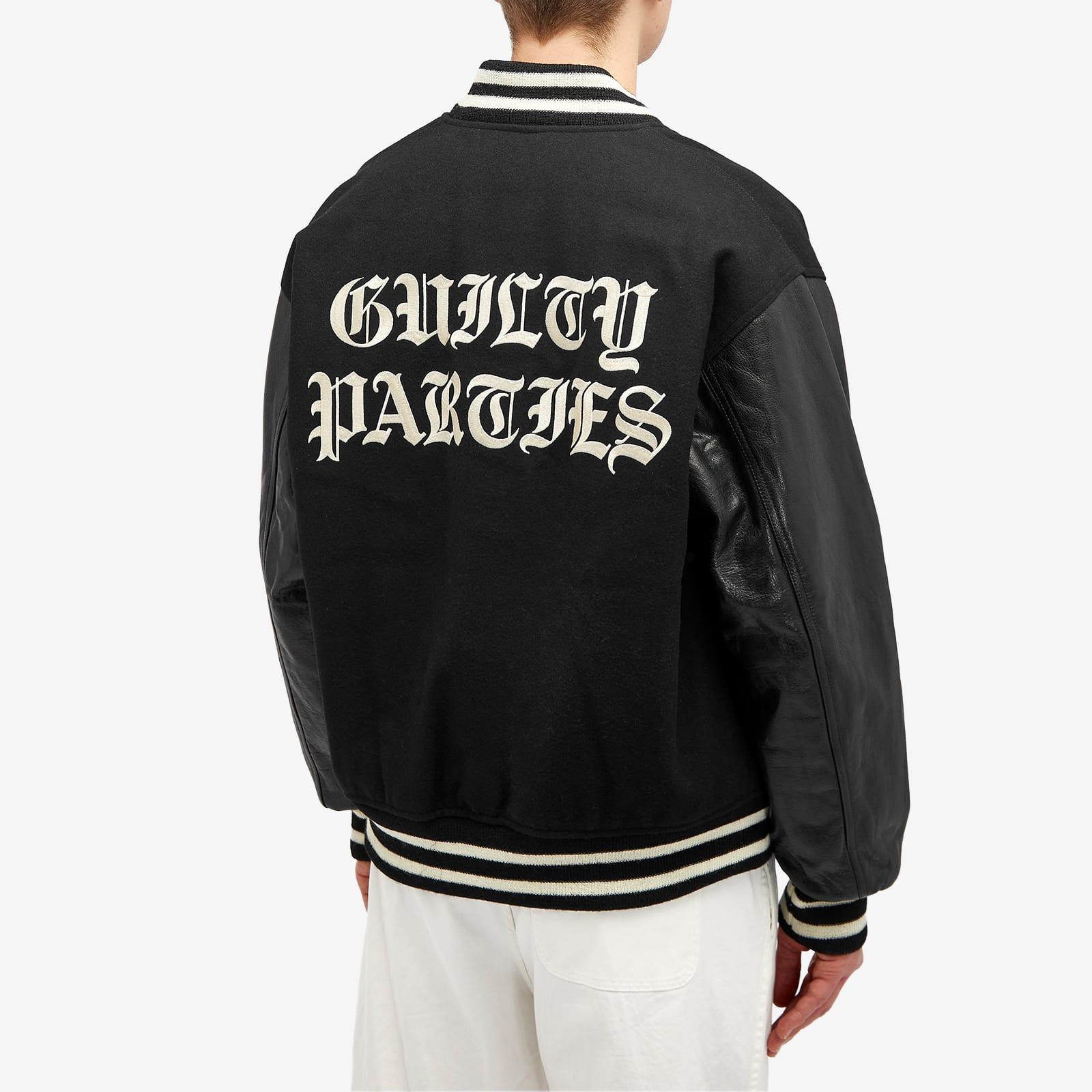 Wacko Maria Leather Varsity Jacket in Black for Men | Lyst Wacko Maria Leather Varsity Jacket in Black for Men | Lyst