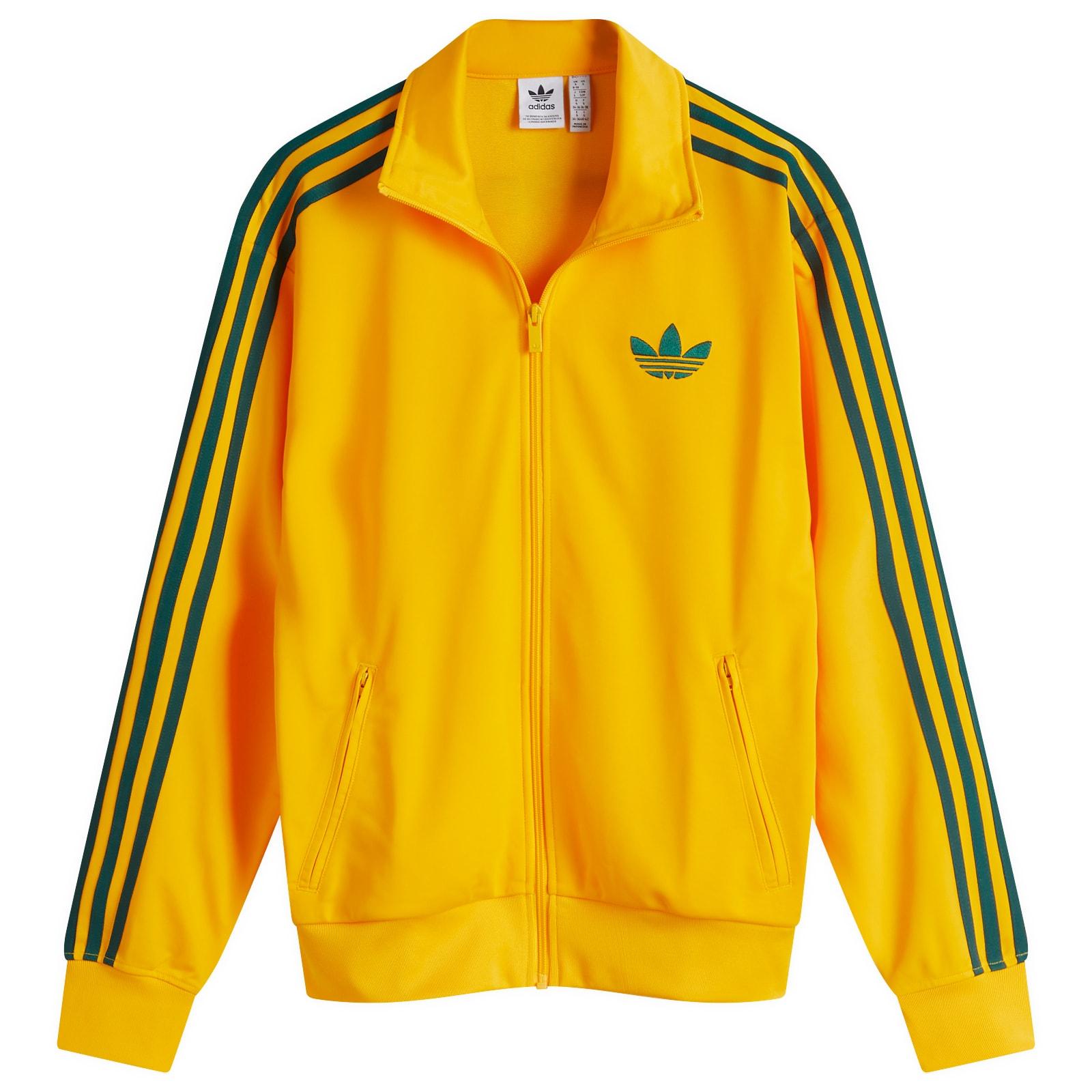 adidas Firebird Loose Track Top in Yellow | Lyst UK