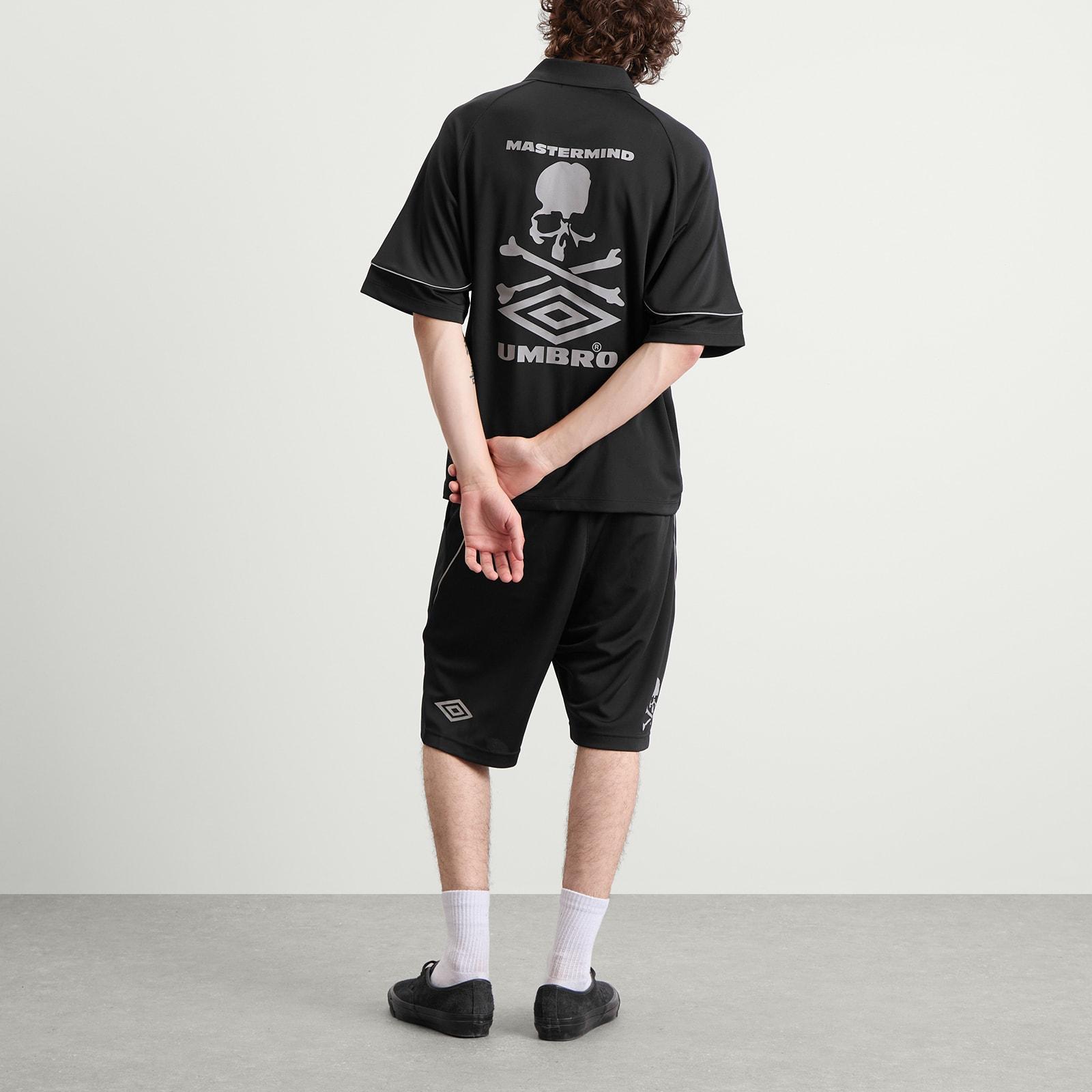 MASTERMIND WORLD X Umbro Short Sleeve Game Shirt in Black for Men