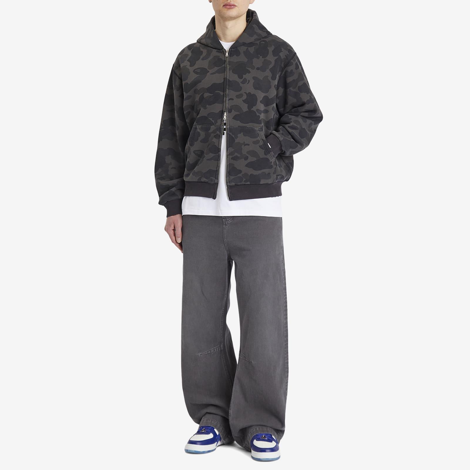 トップス 1STCAMOHEAVY WASH CROPPED FIT ZIP HOODIE BAPE-1st-Camo-Heavy-Wash-