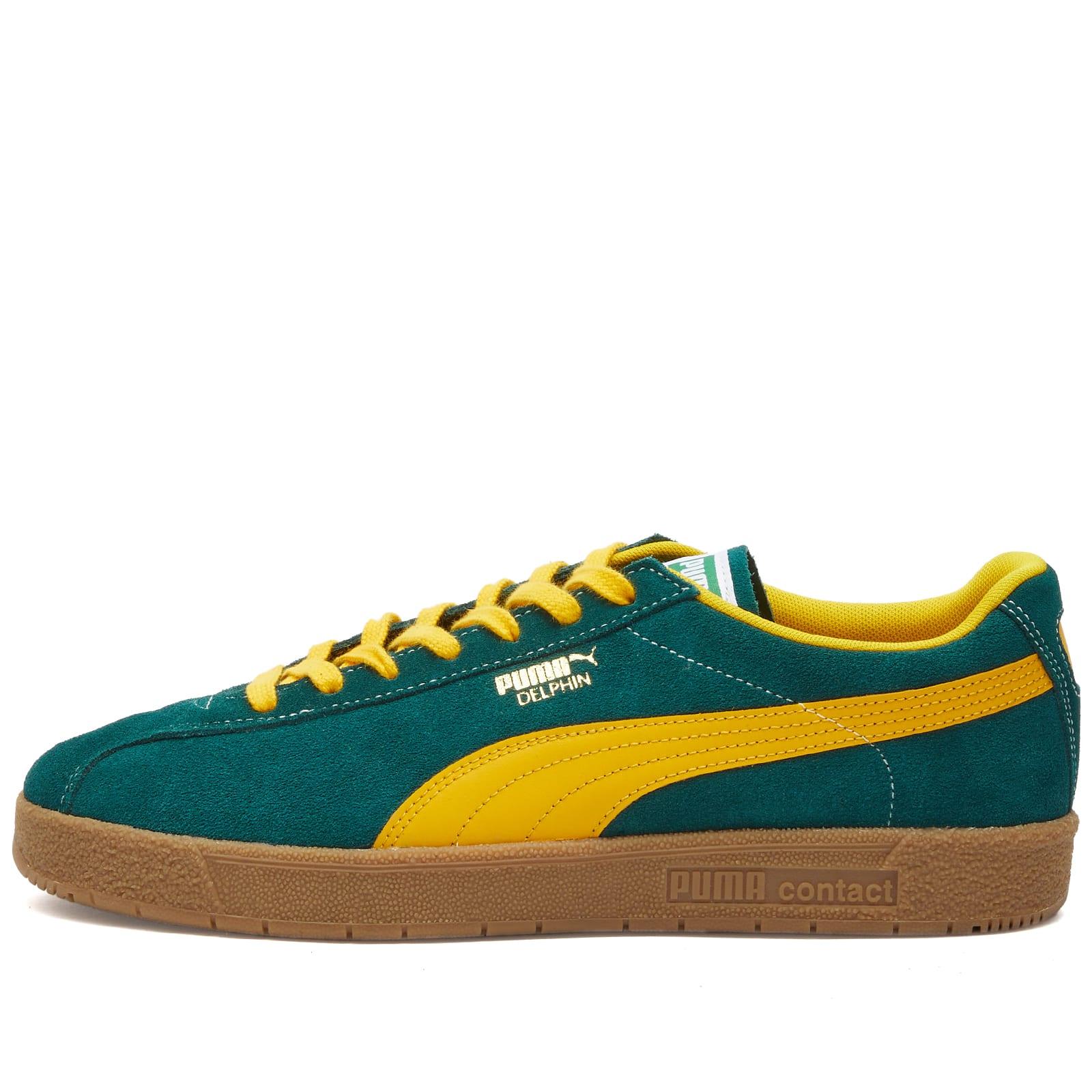 puma delphin og trainer navy yellow