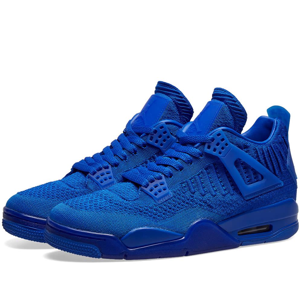 air jordan 4 flyknit blue
