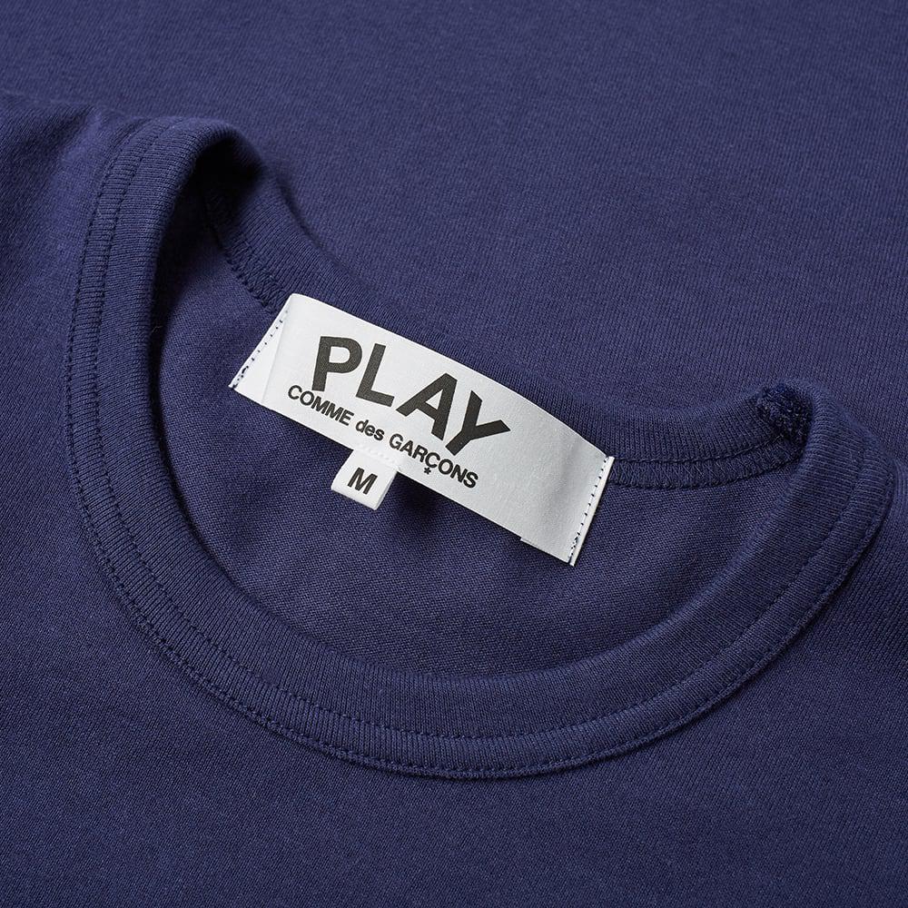 comme des garcons play triple heart tee