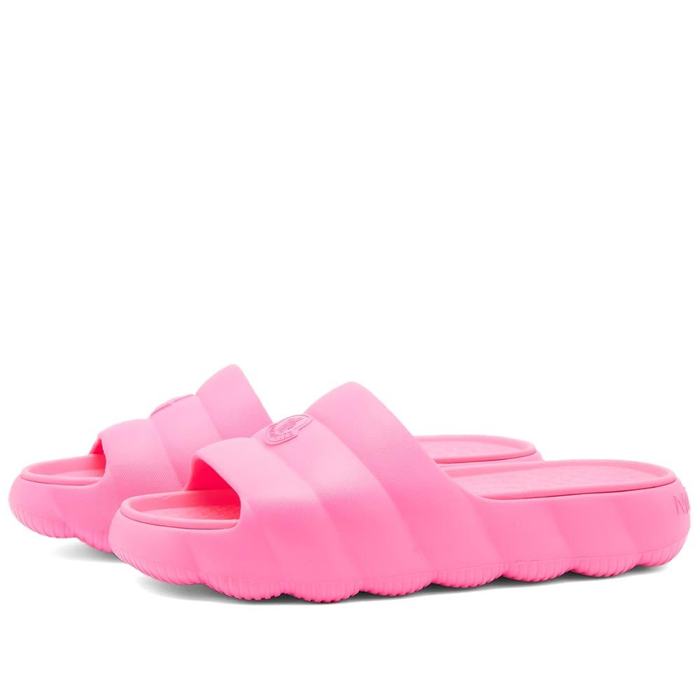 Moncler Lilo Slider Shoes in Pink | Lyst