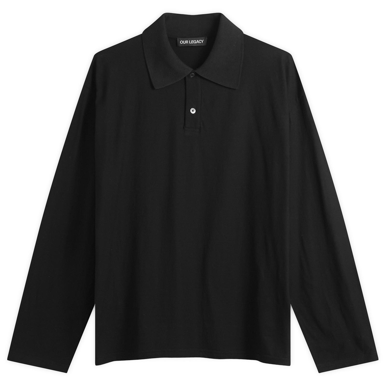 Our Legacy Rugby Long Sleeve Top in Black for Men | Lyst