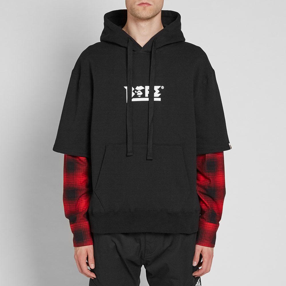 bape wide pullover hoodie
