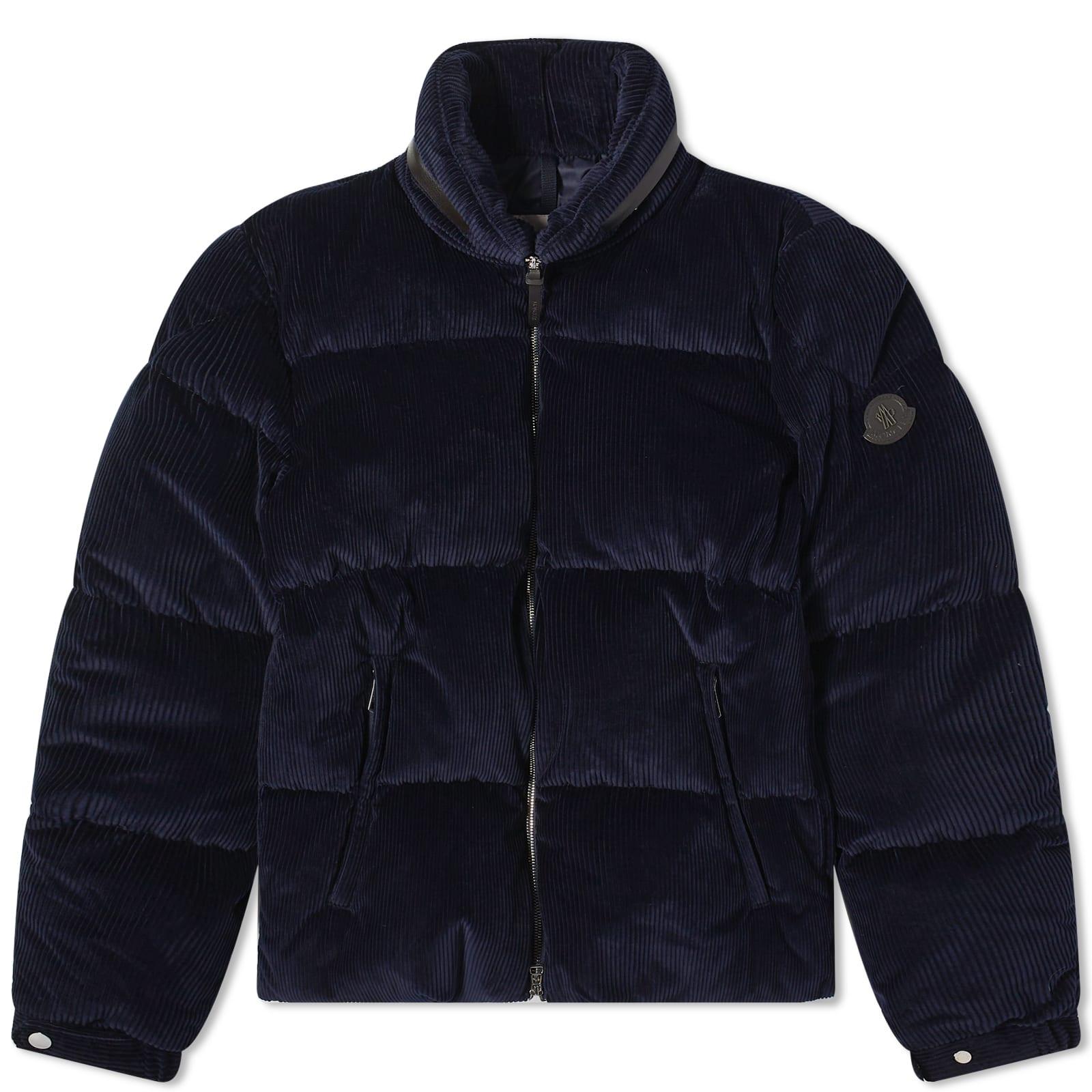 Moncler Corduroy Padded Jacket in Blue for Men | Lyst UK
