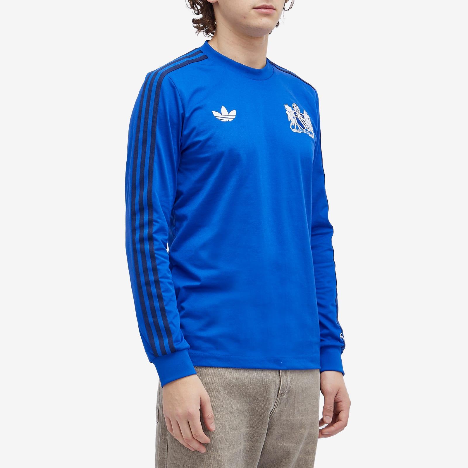 adidas Manchester United Fc Long Sleeve Jersey Top in Blue for Men Lyst UK