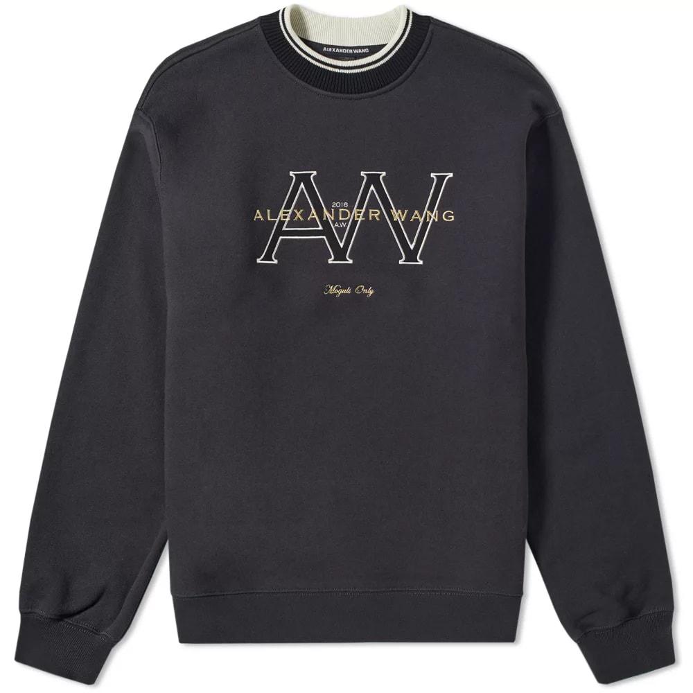 alexander wang monogram crew sweat