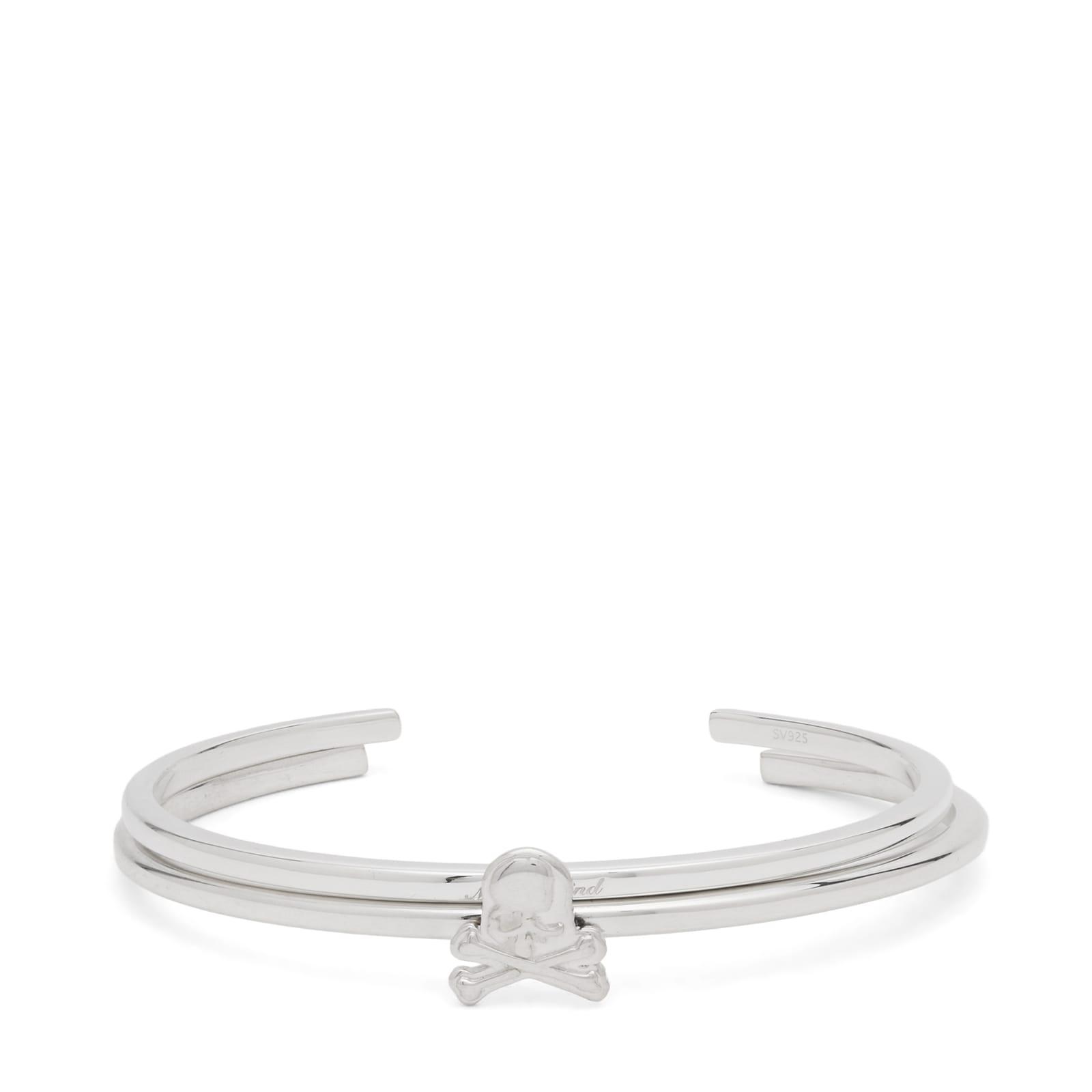 MASTERMIND WORLD Skull Bangle in White for Men | Lyst